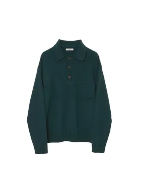 M233-0501 WOOL KNIT POLO