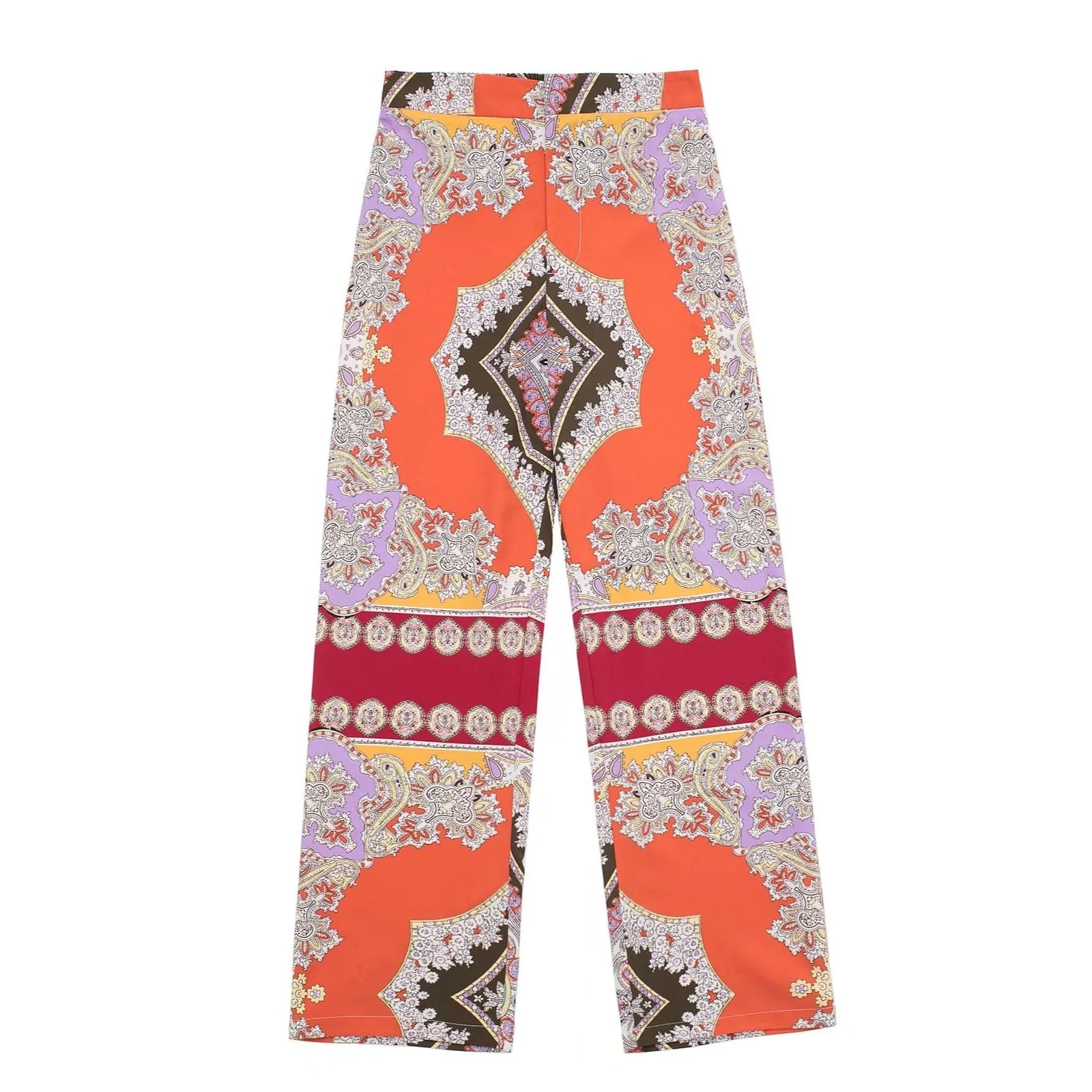 Mandala High-Waist Boho Pants