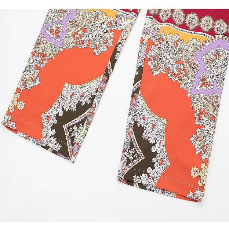 Mandala High-Waist Boho Pants