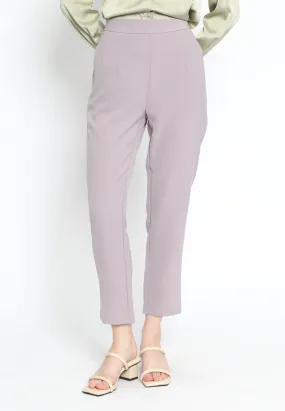 Mauve High Waist Tapered