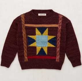 Nova Quilt Pullover in Fig by Misha & Puff - Last Ones In Stock - 3-4 Years