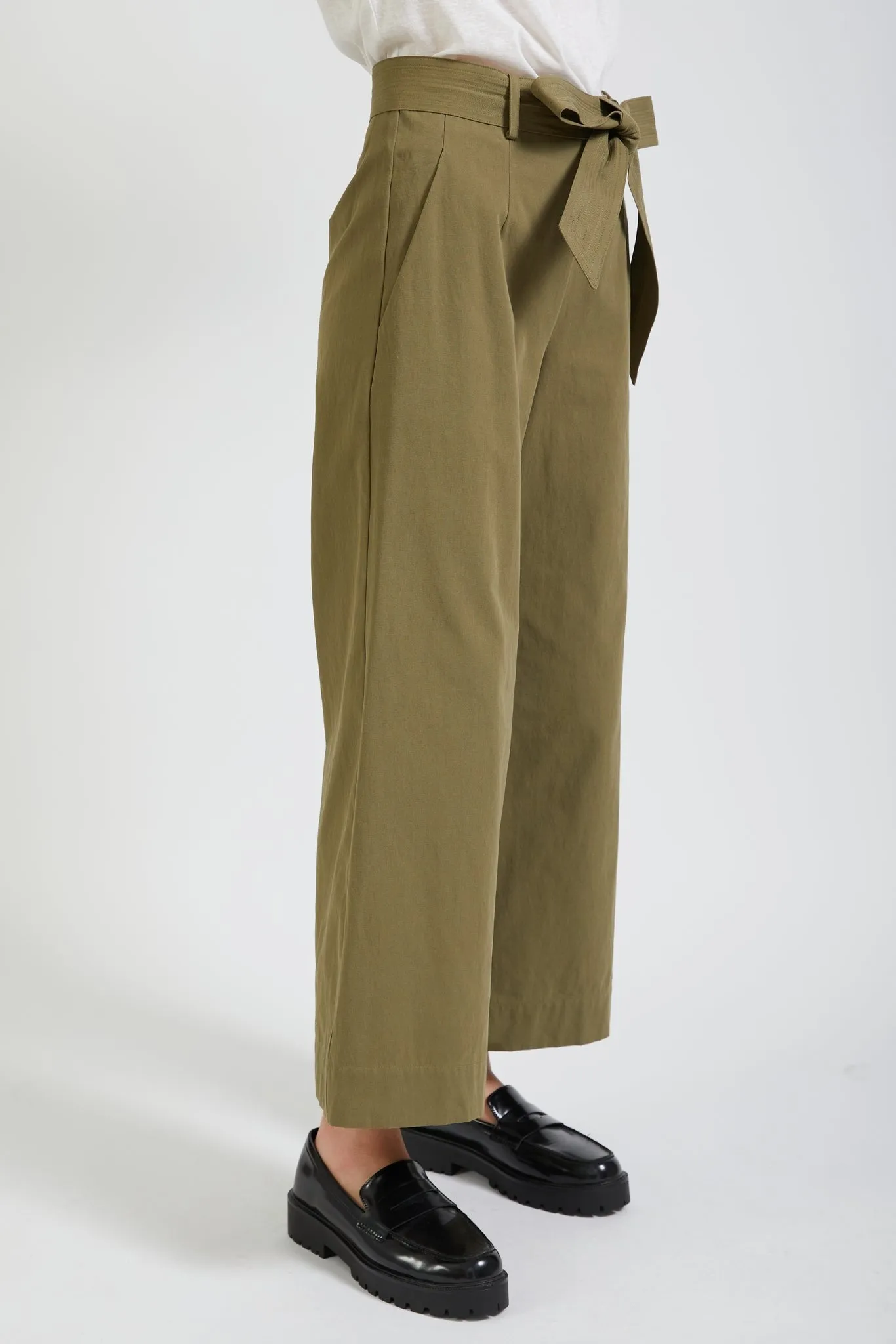 Olive Wide Leg Essie Pant