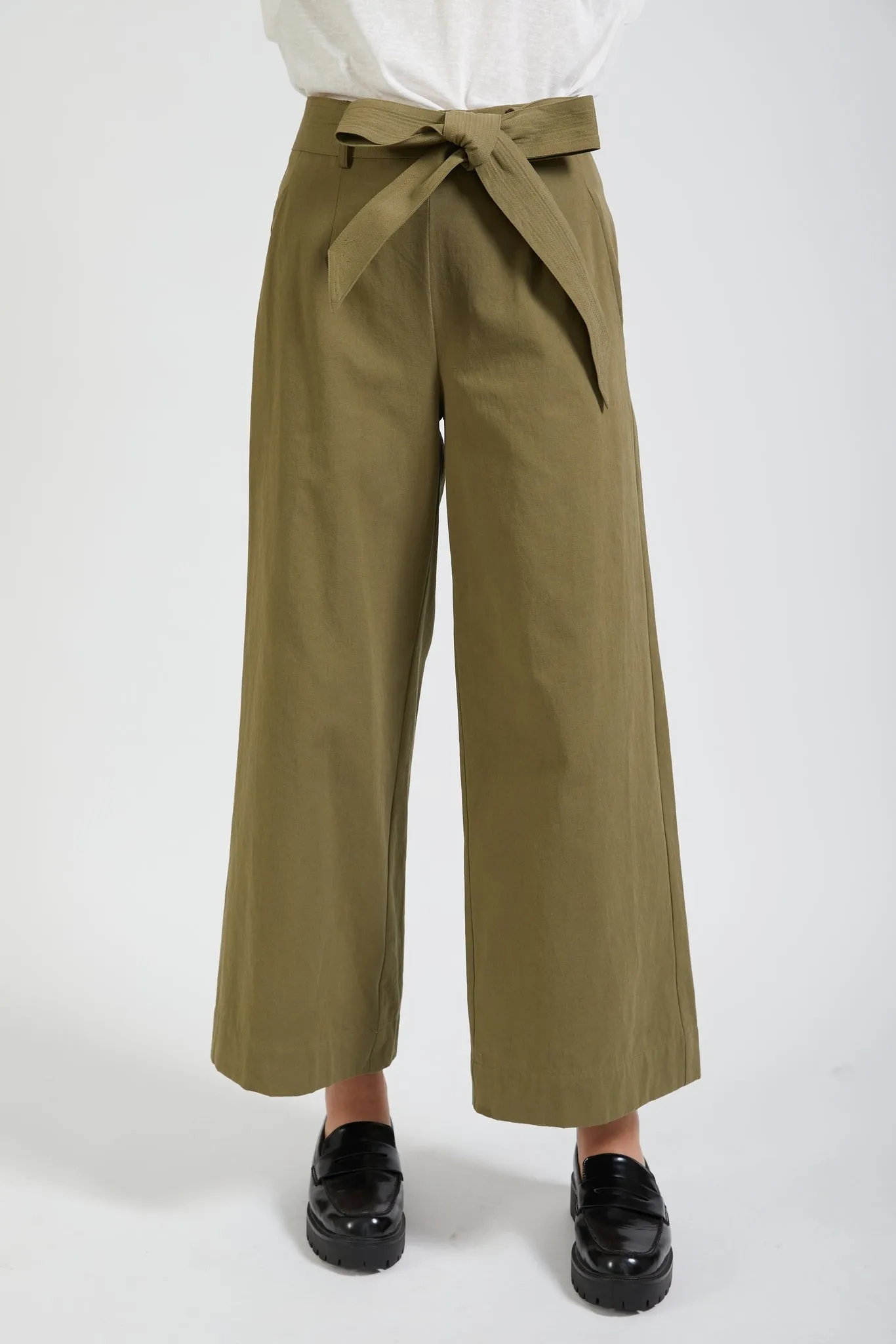 Olive Wide Leg Essie Pant