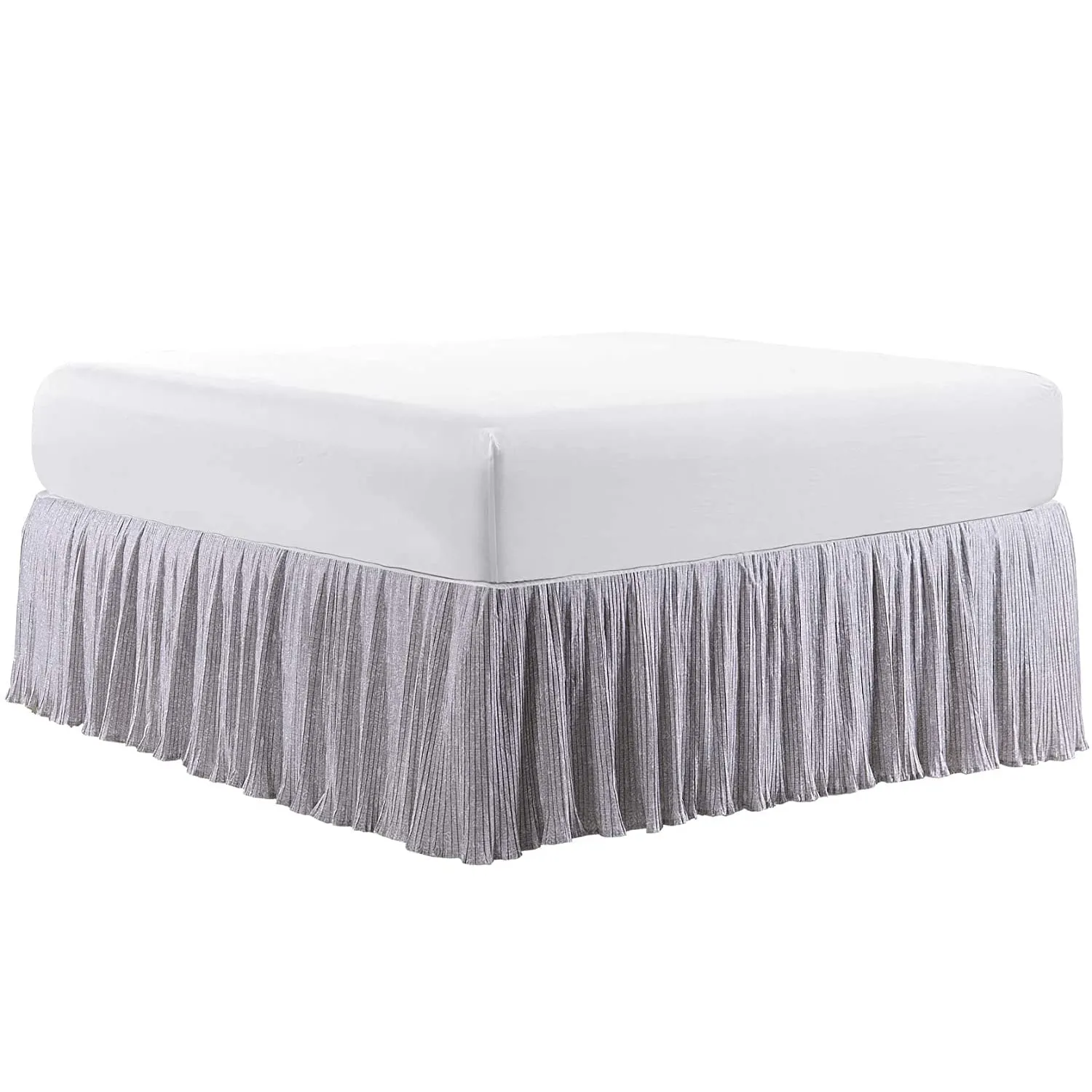 Pleated Bed Skirt - 18" drop Length
