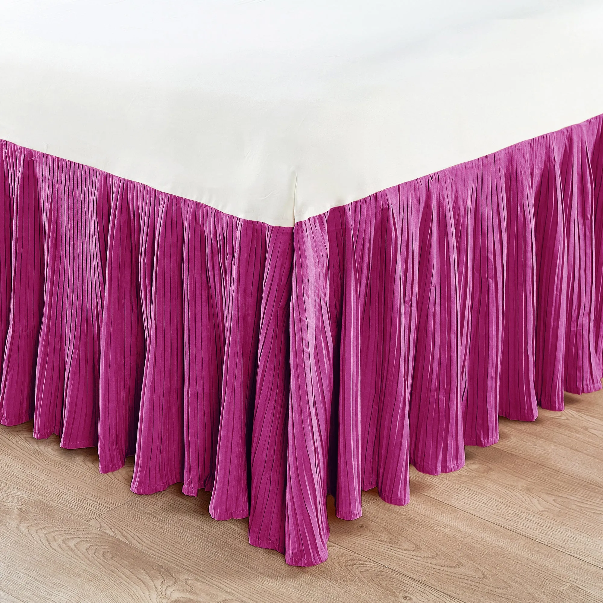 Pleated Bed Skirt - 18" drop Length