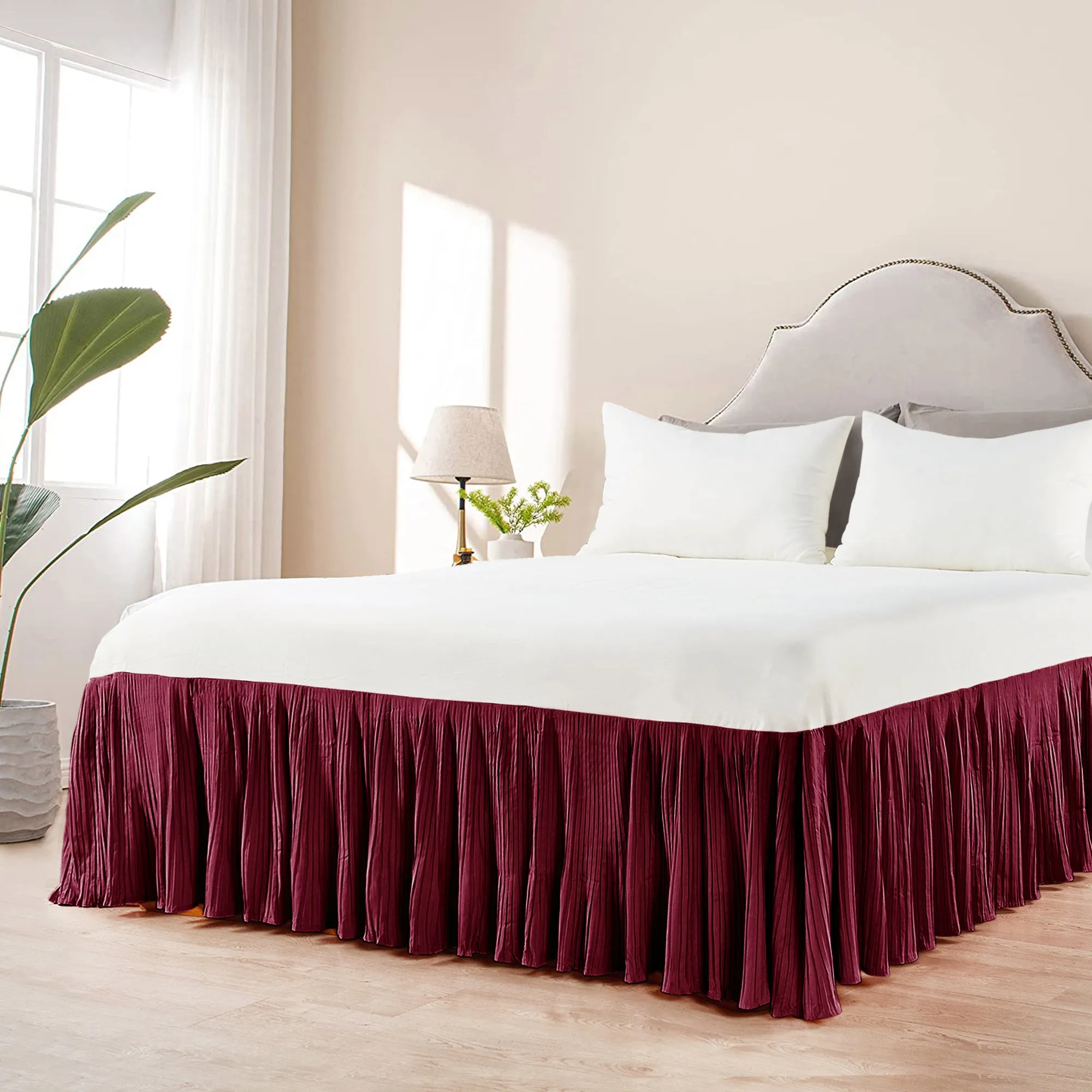 Pleated Bed Skirt - 18" drop Length
