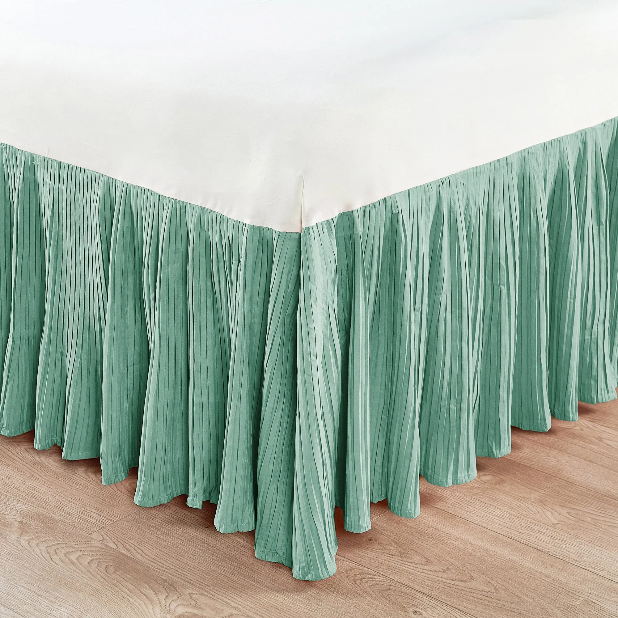 Pleated Bed Skirt - 18" drop Length
