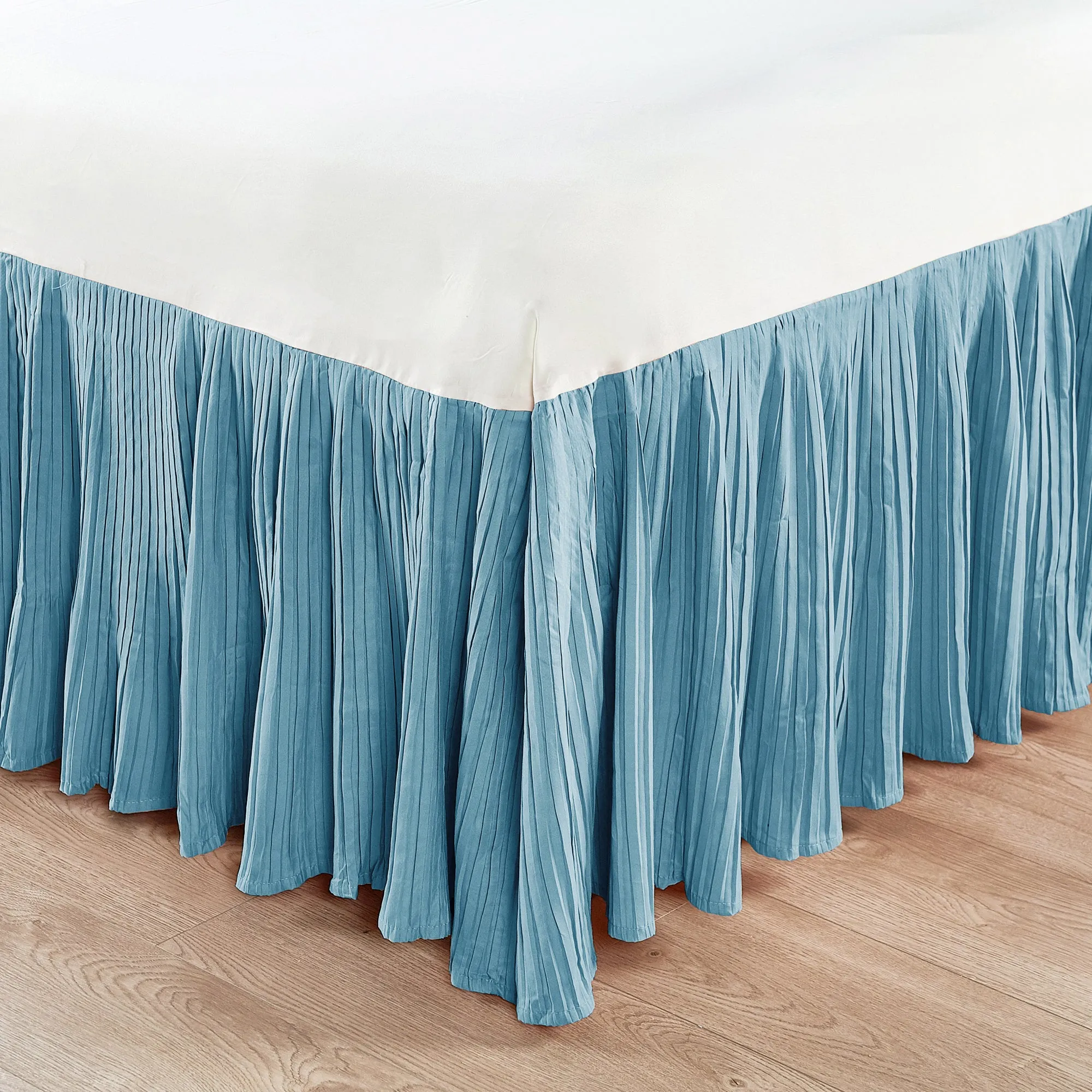 Pleated Bed Skirt - 18" drop Length