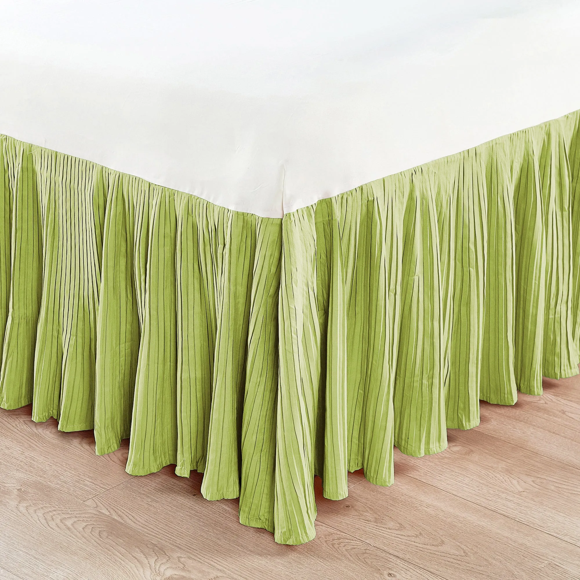 Pleated Bed Skirt - 18" drop Length