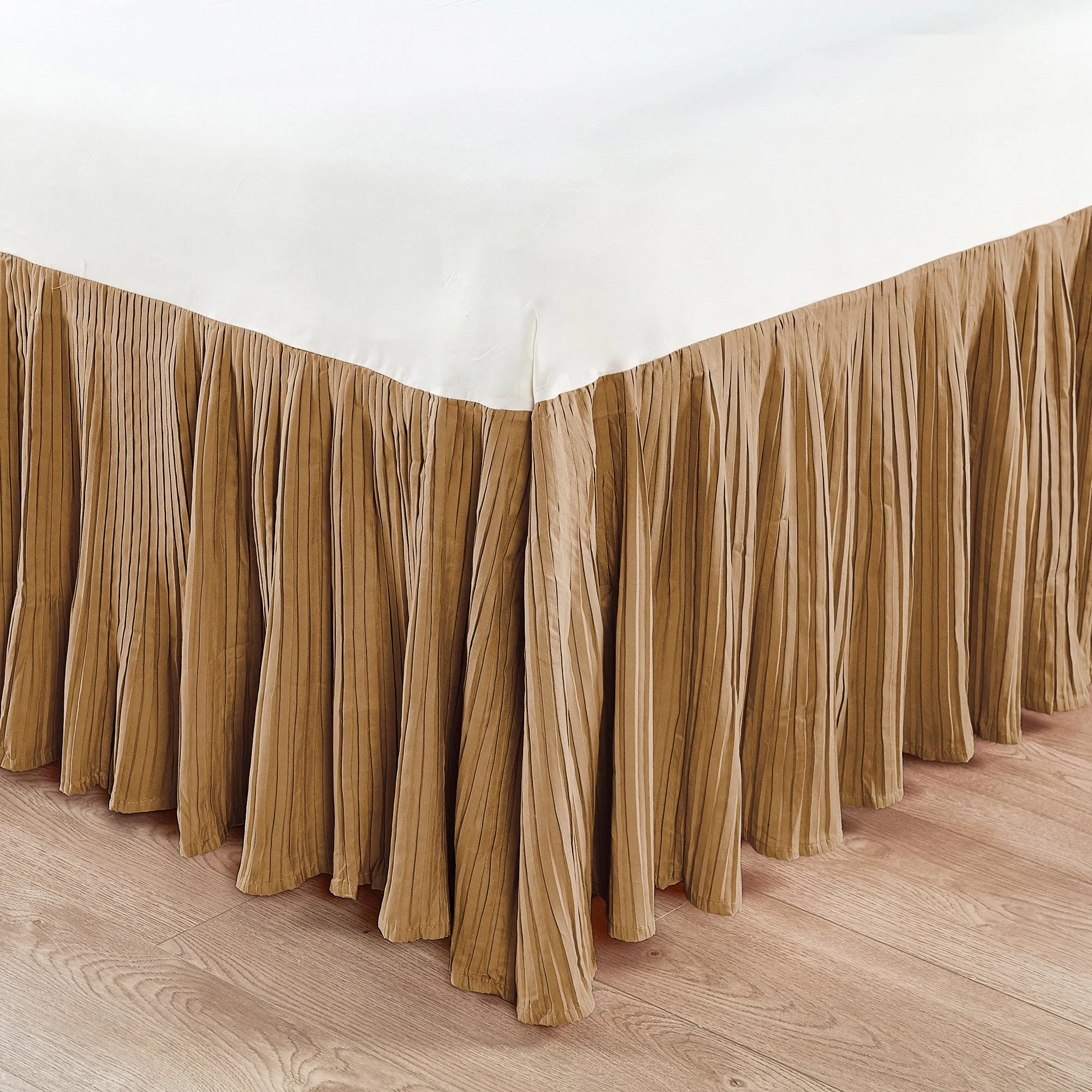 Pleated Bed Skirt - 18" drop Length