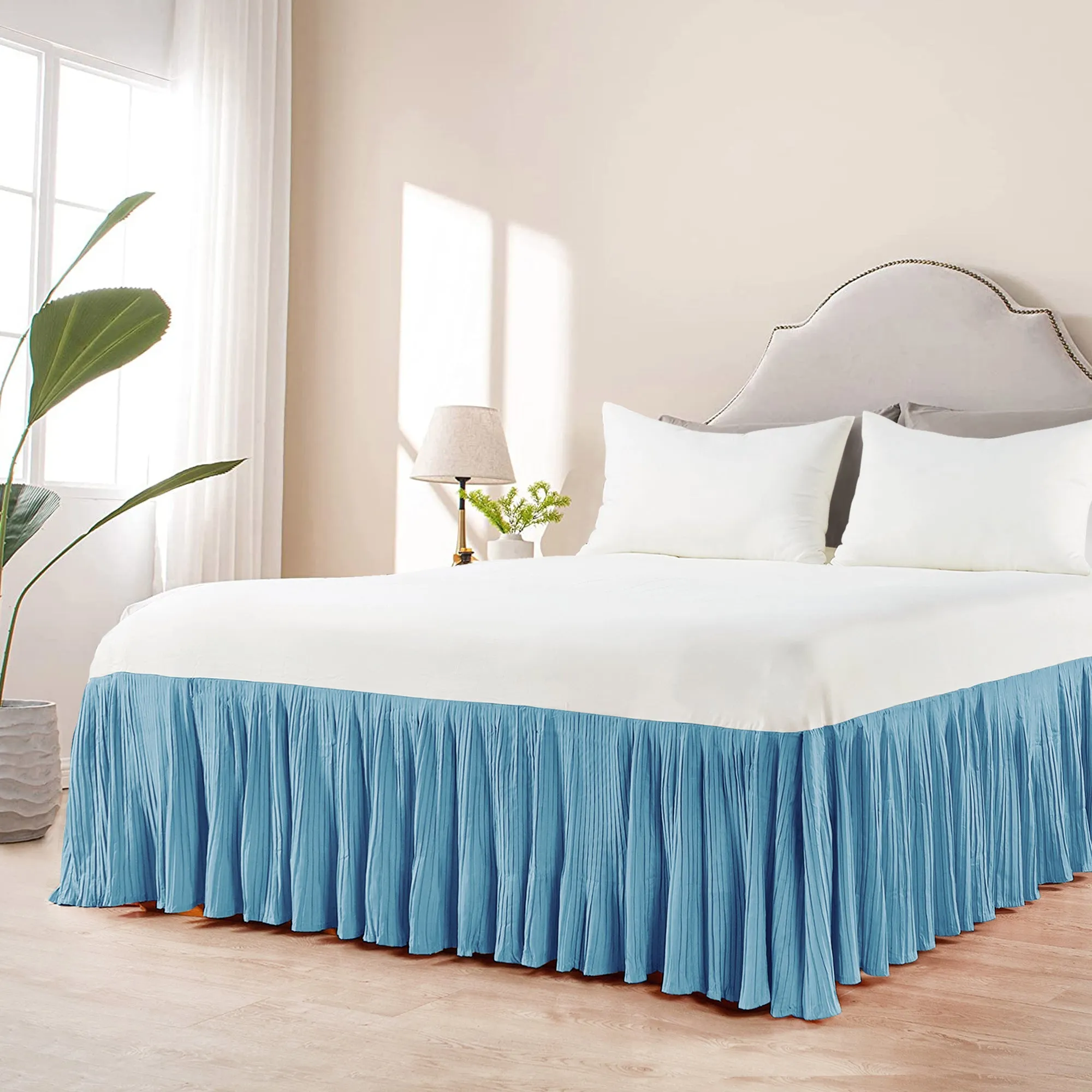 Pleated Bed Skirt - 18" drop Length