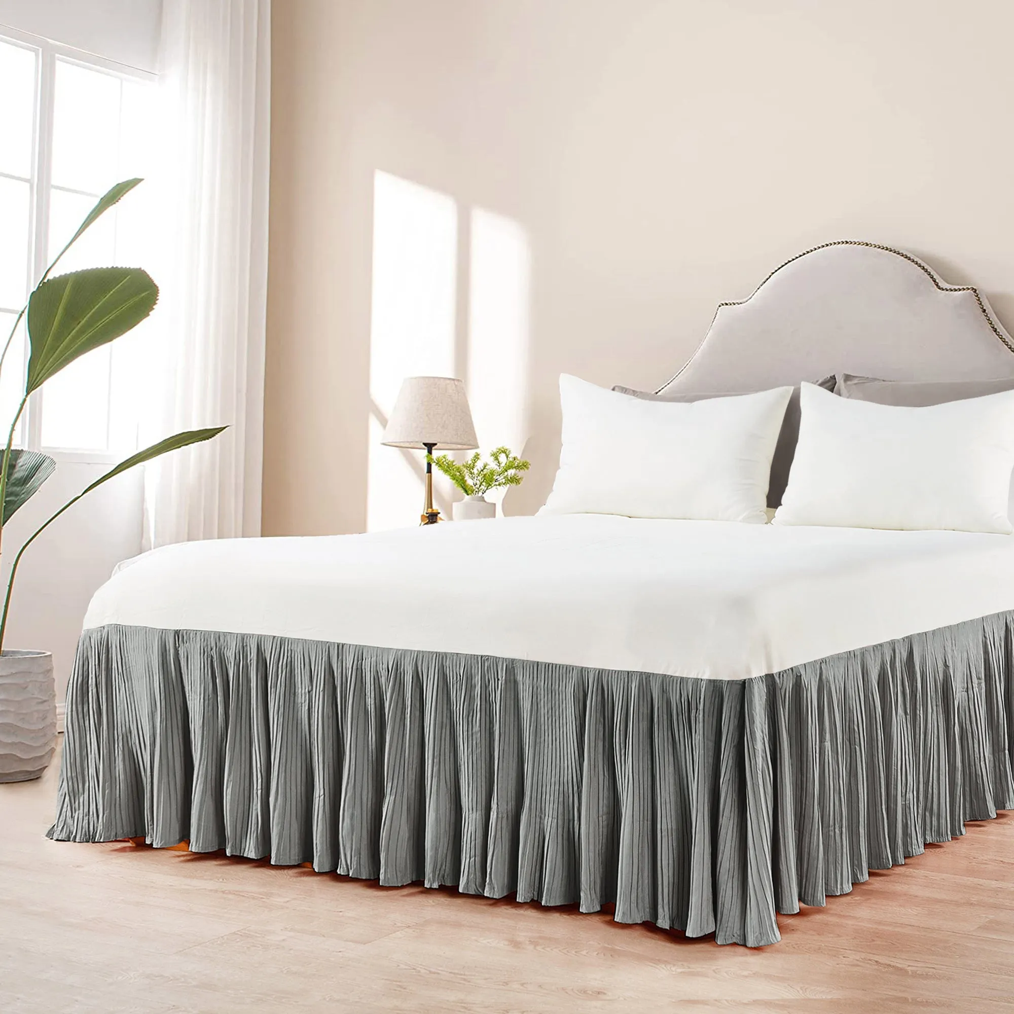 Pleated Bed Skirt - 18" drop Length