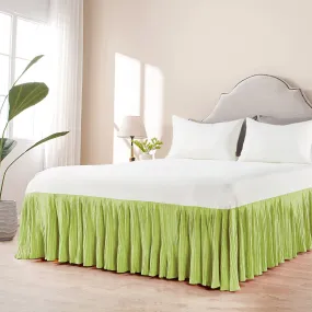 Pleated Bed Skirt - 18" drop Length