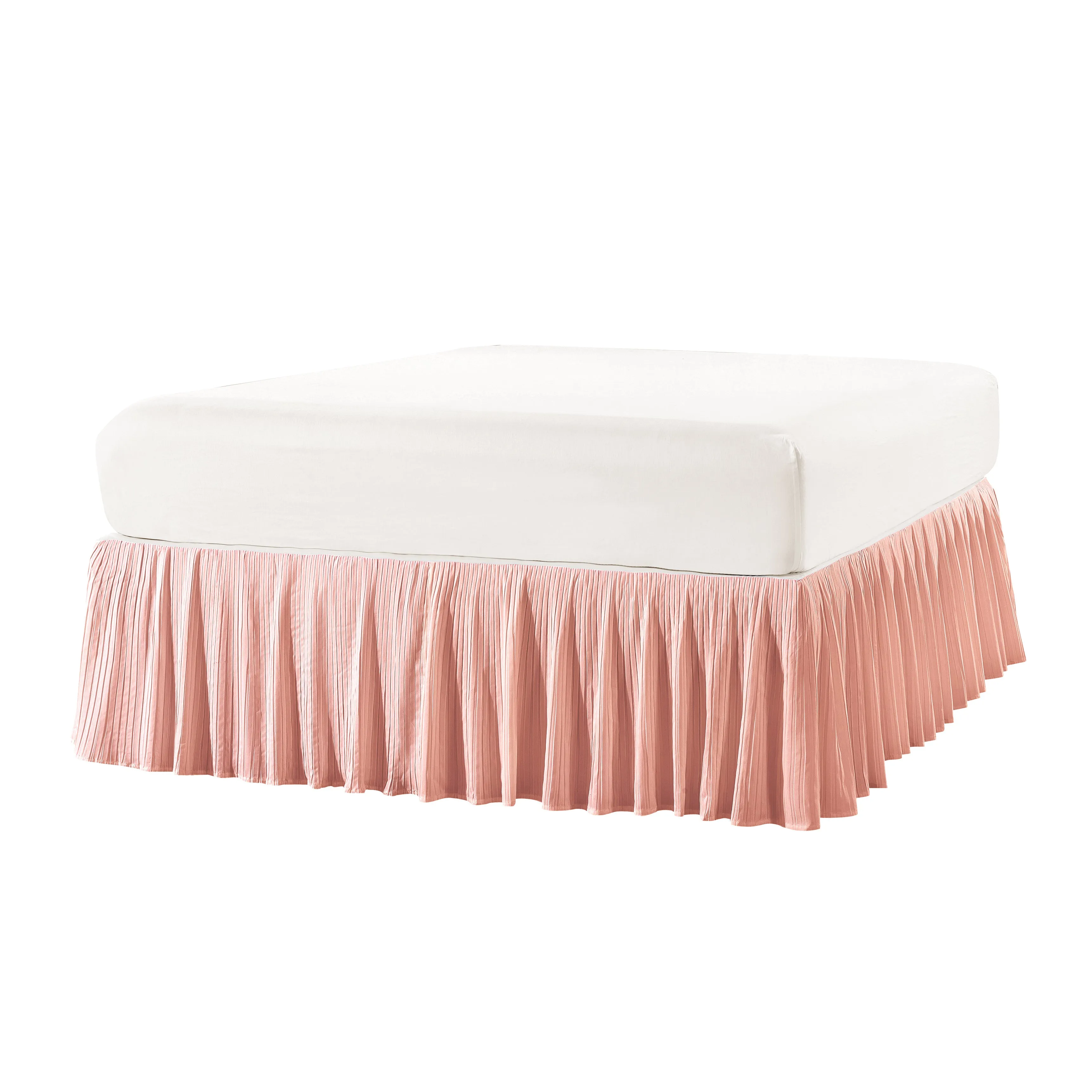 Pleated Bed Skirt - 18" drop Length