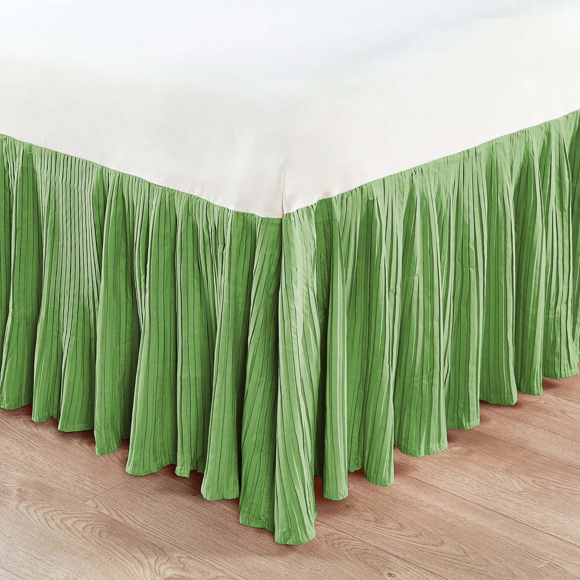 Pleated Bed Skirt - 18" drop Length