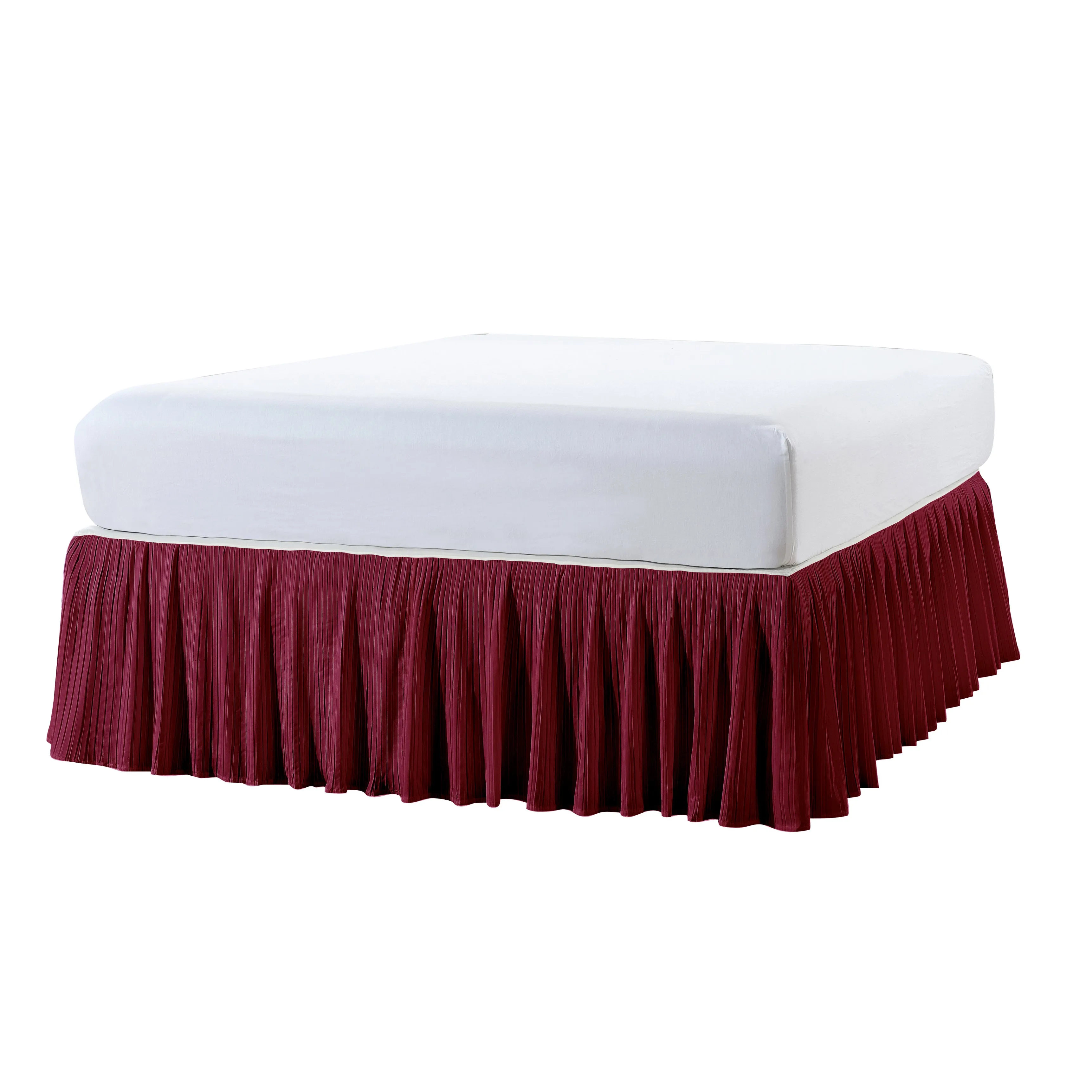 Pleated Bed Skirt - 18" drop Length