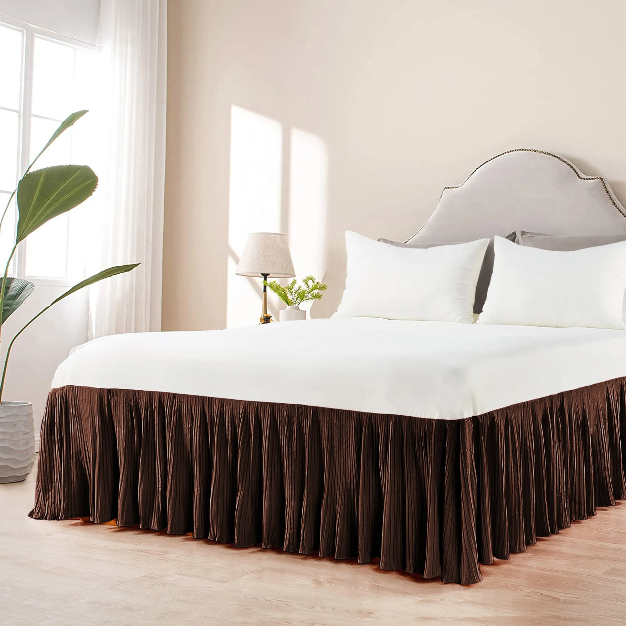 Pleated Bed Skirt - 18" drop Length