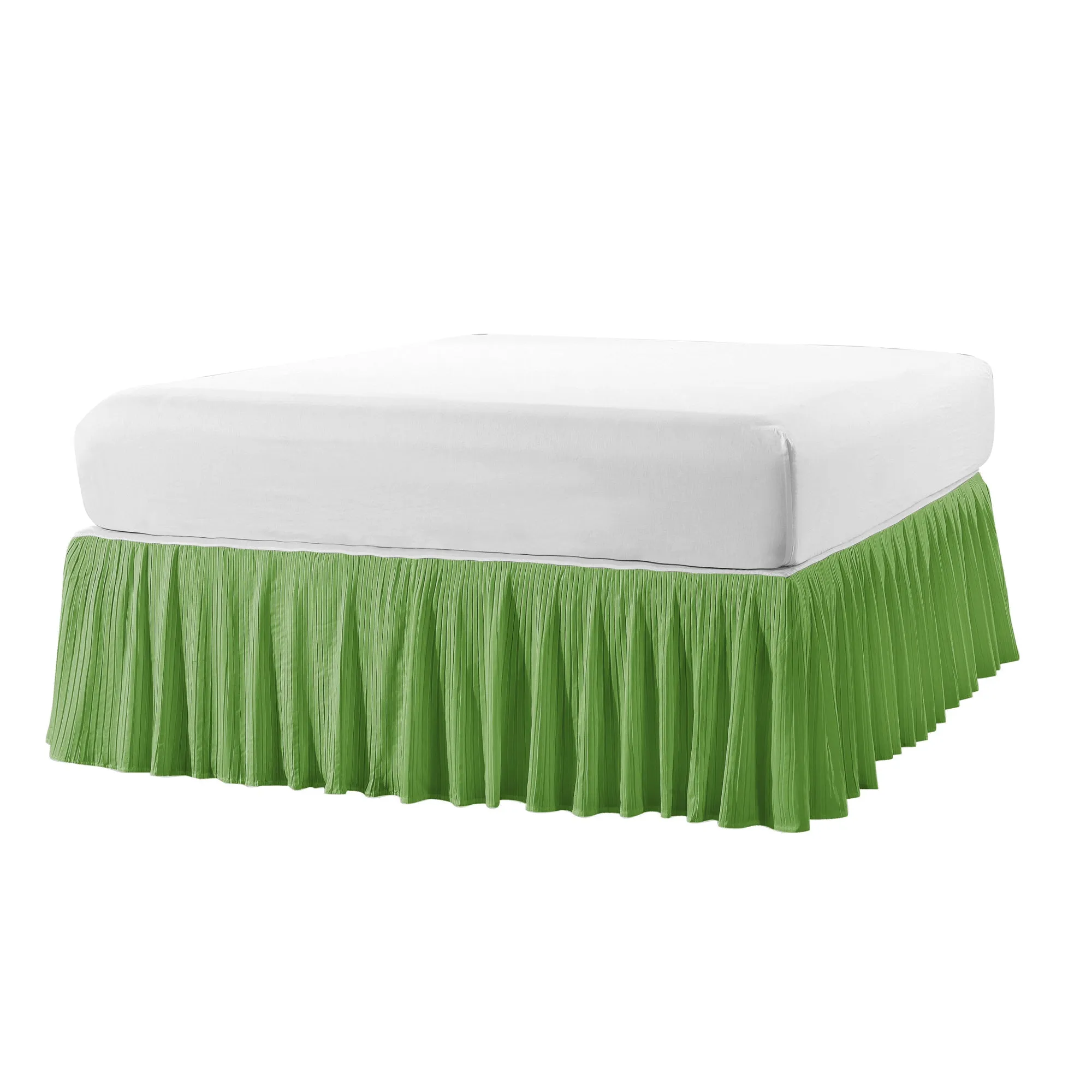 Pleated Bed Skirt - 18" drop Length