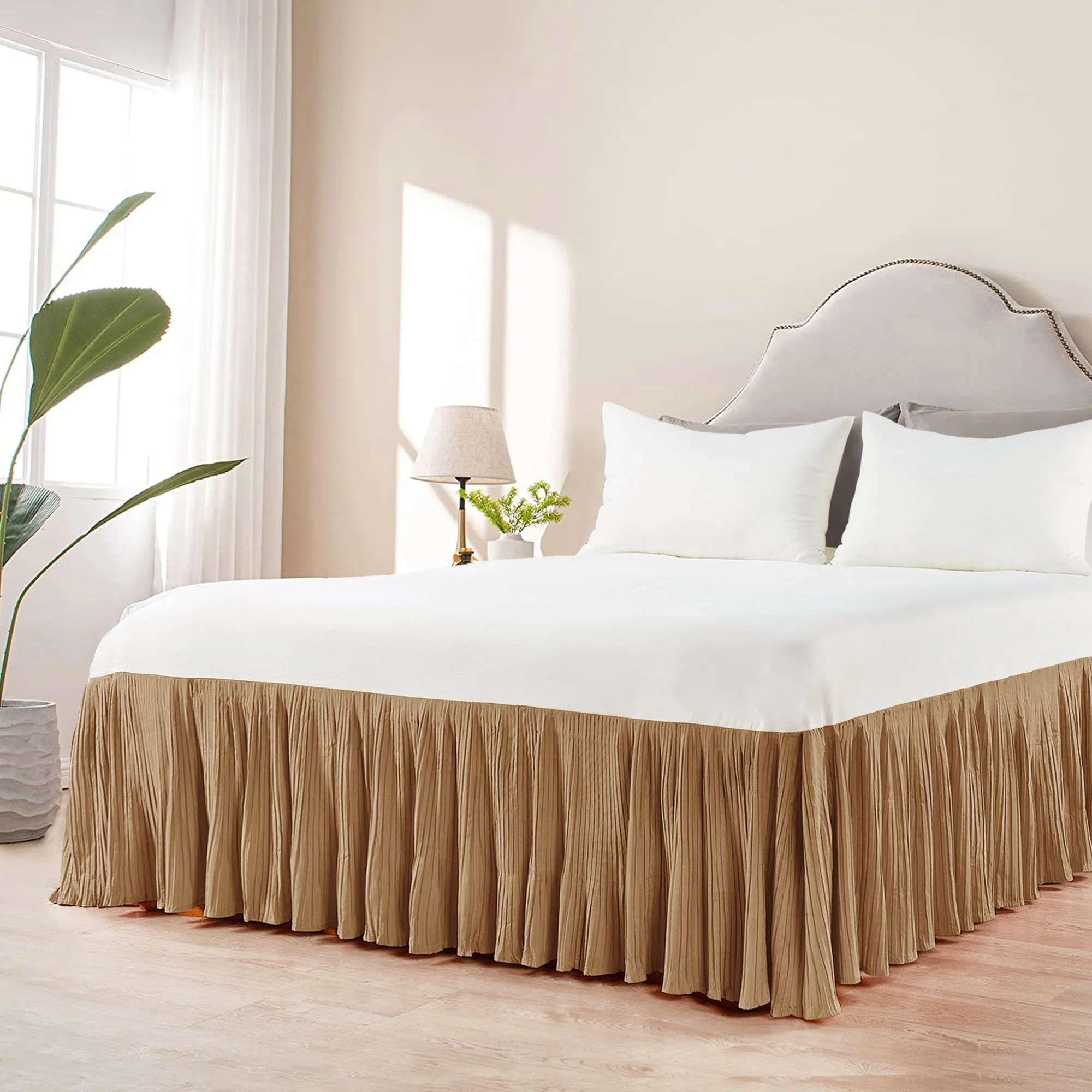 Pleated Bed Skirt - 18" drop Length
