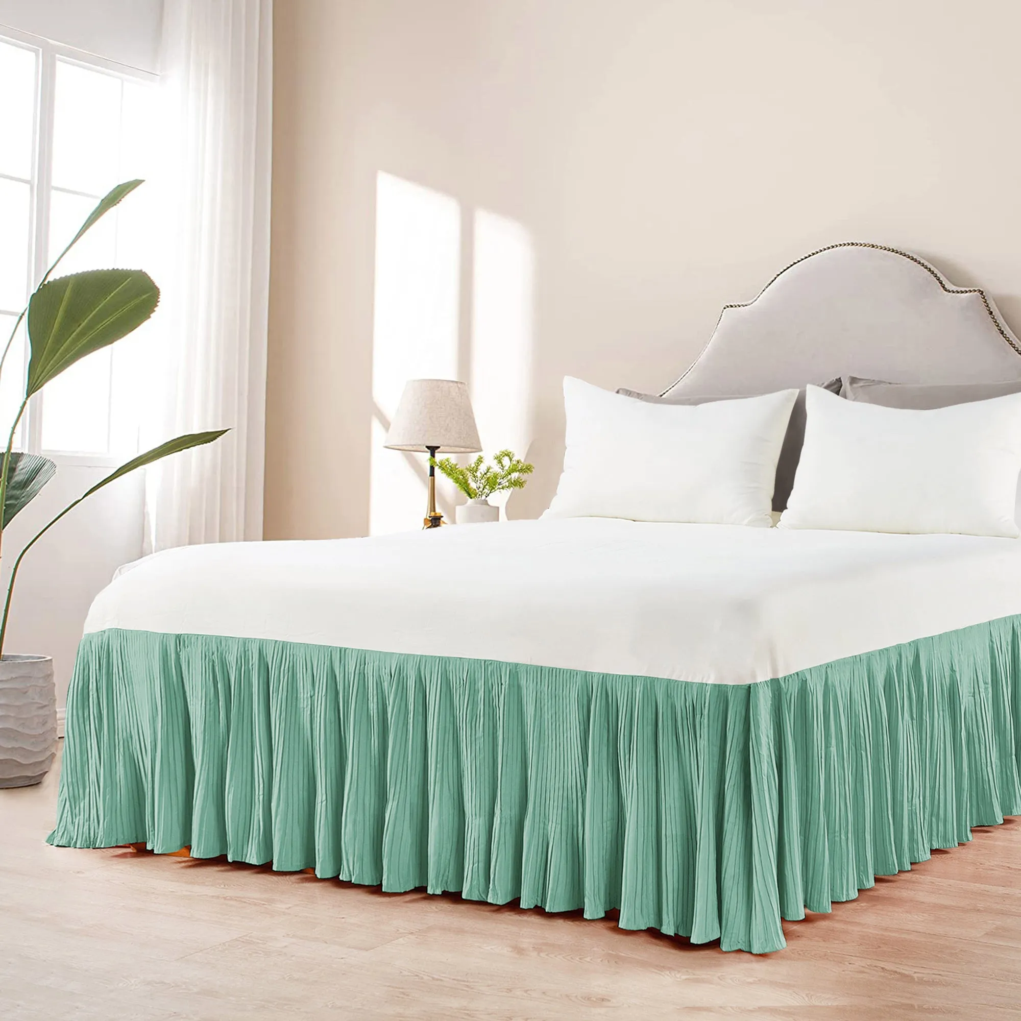 Pleated Bed Skirt - 18" drop Length