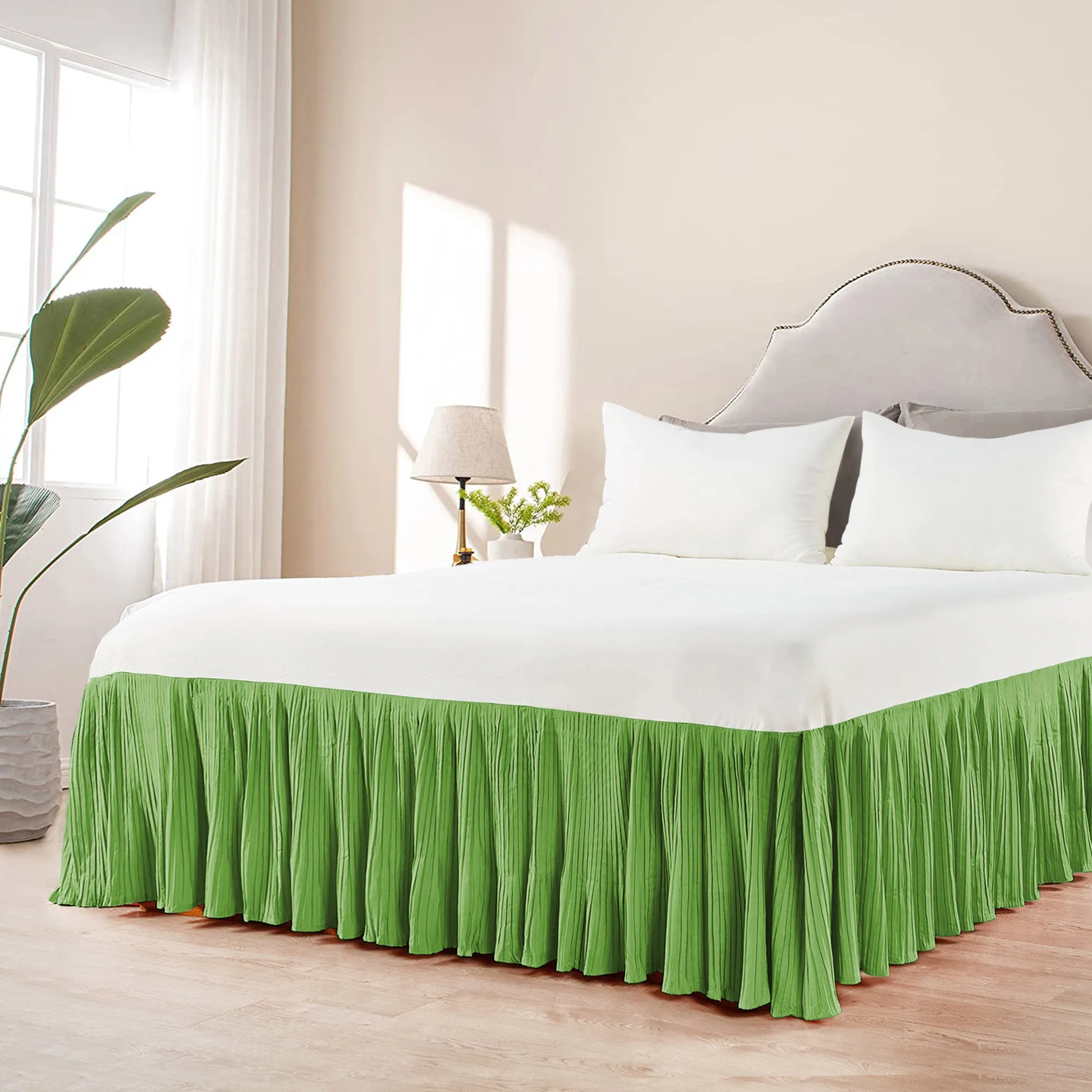 Pleated Bed Skirt - 18" drop Length
