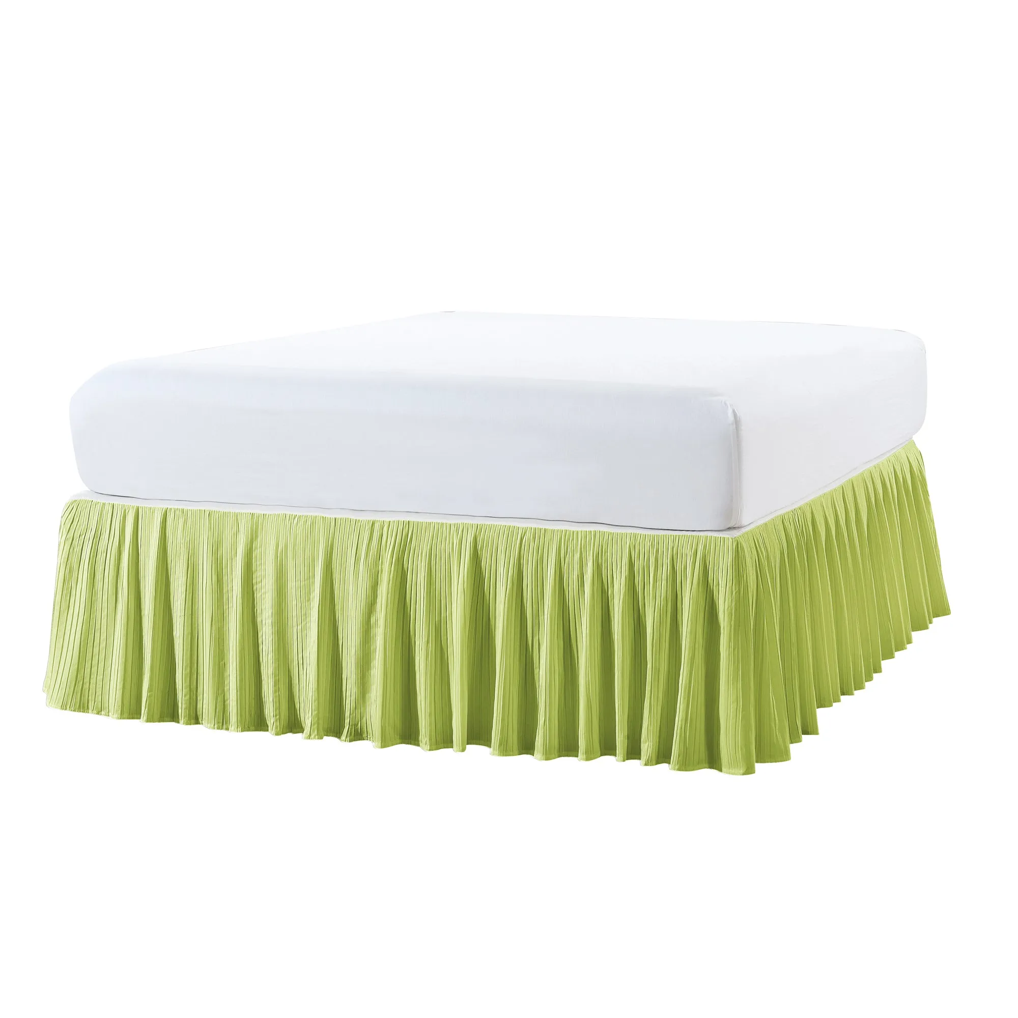 Pleated Bed Skirt - 18" drop Length