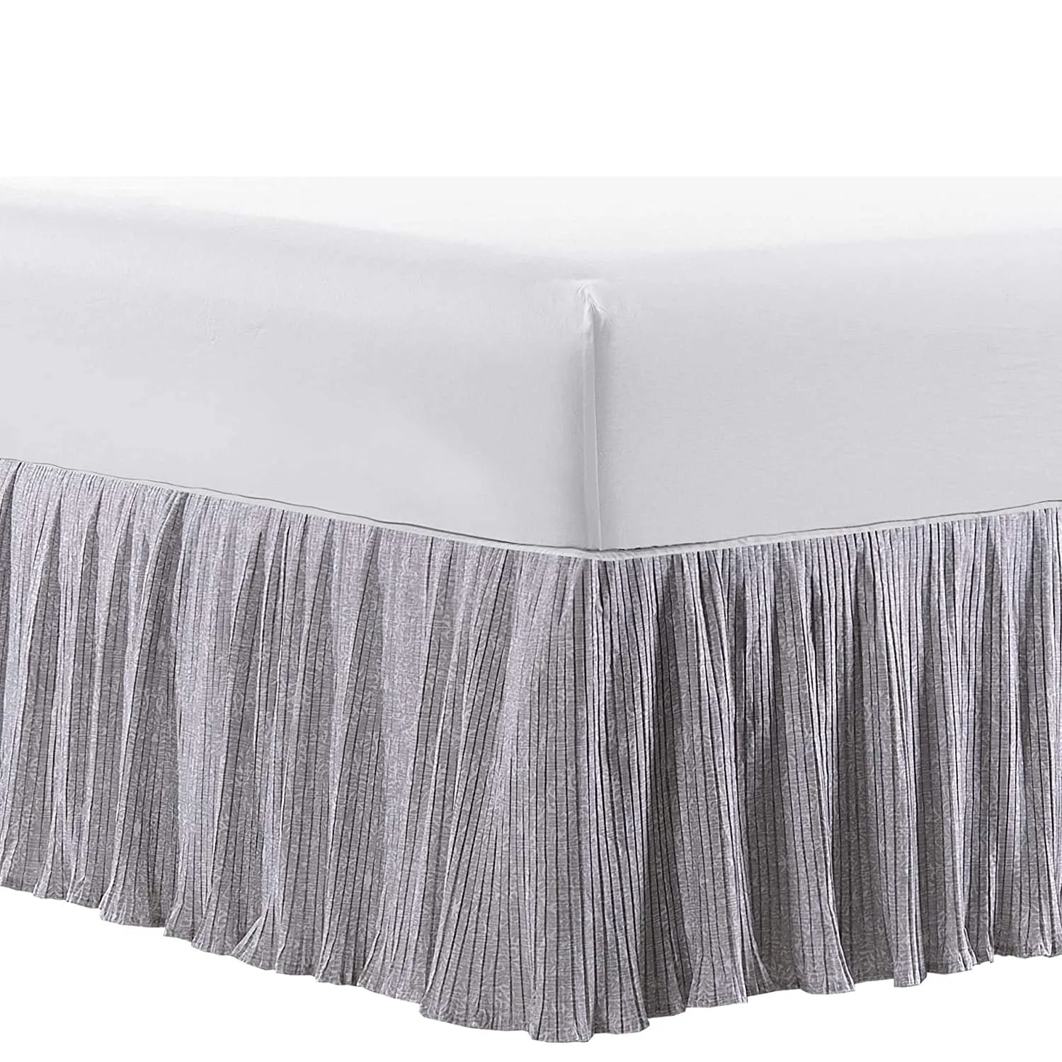 Pleated Bed Skirt - 18" drop Length
