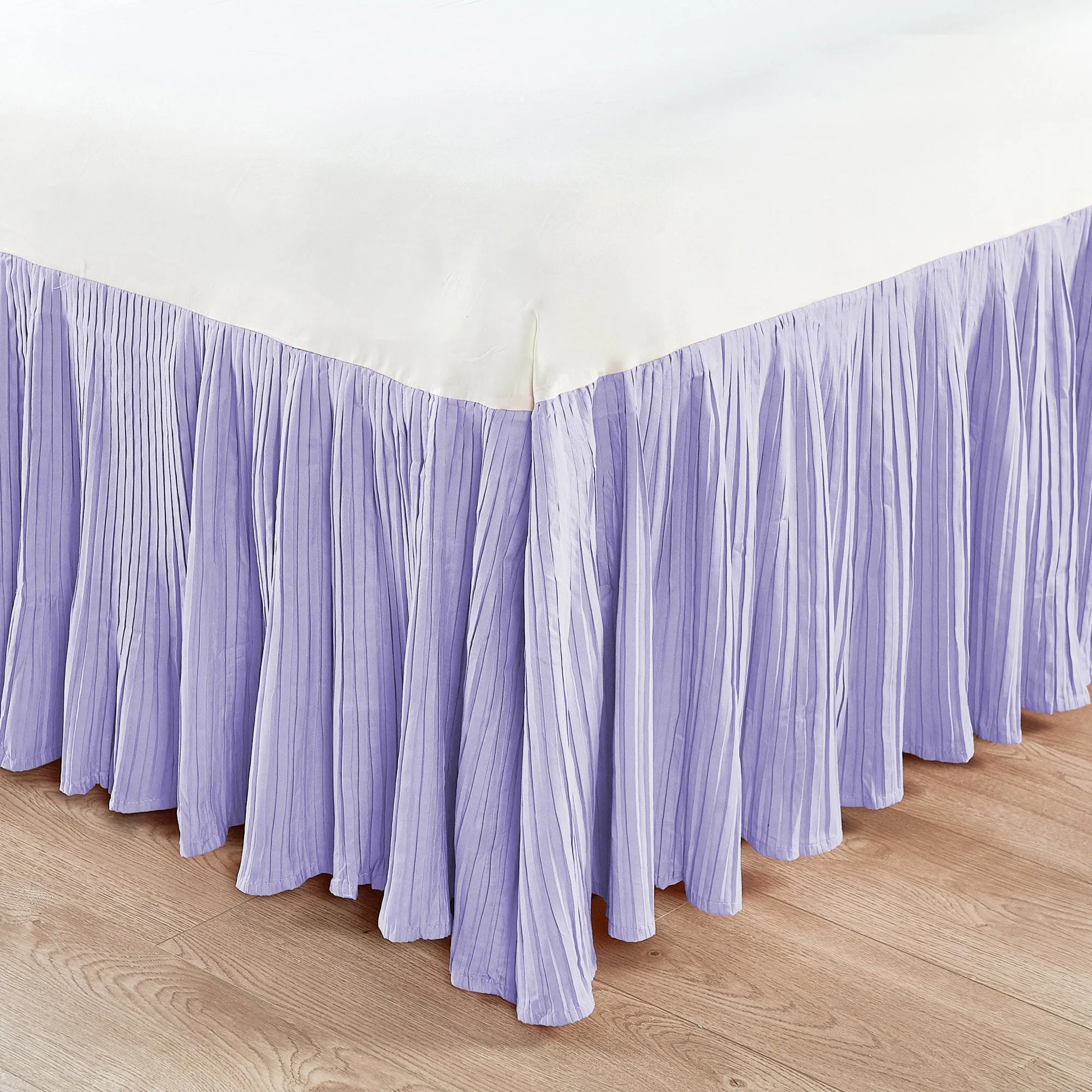 Pleated Bed Skirt - 18" drop Length