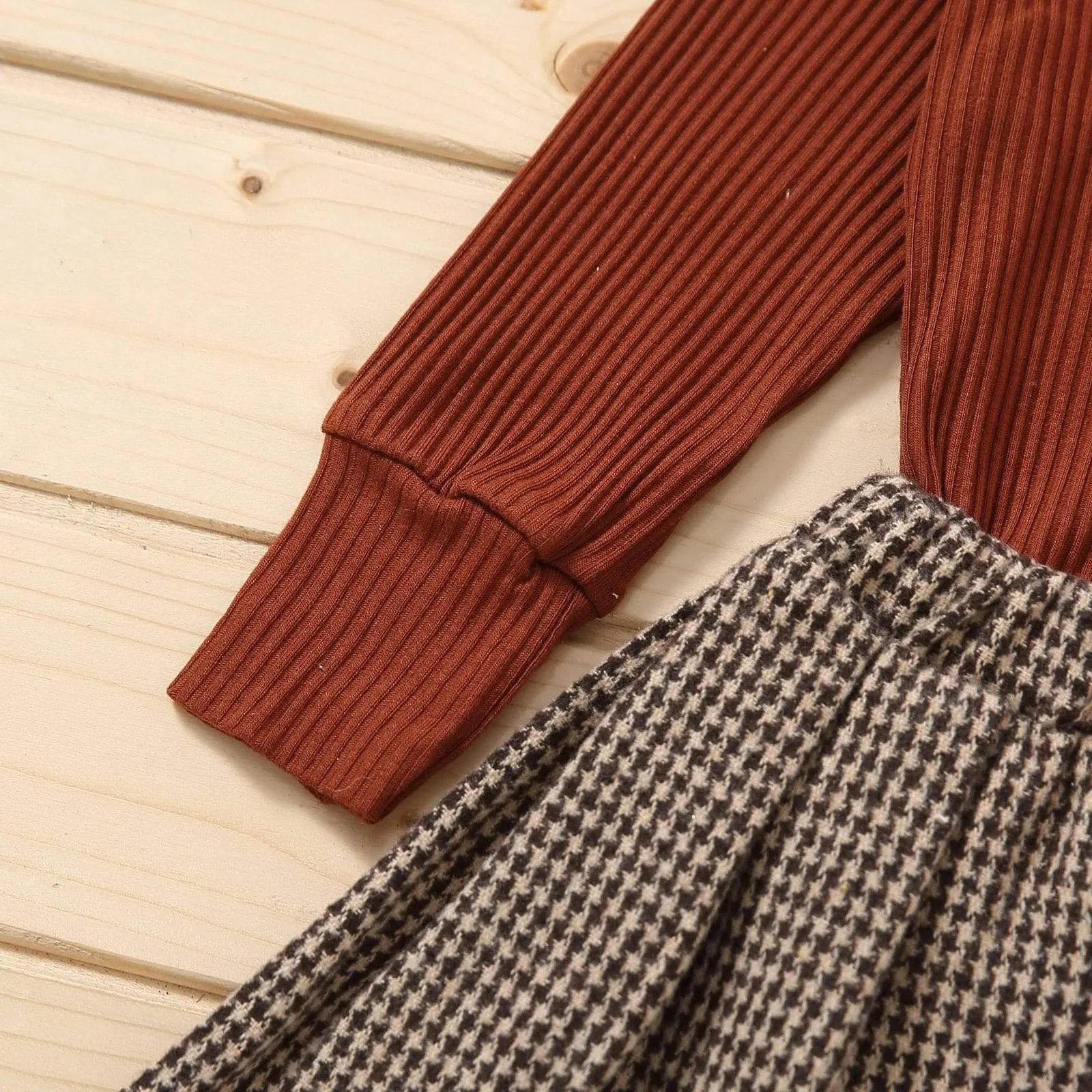 Pleated Skirt and Top Set