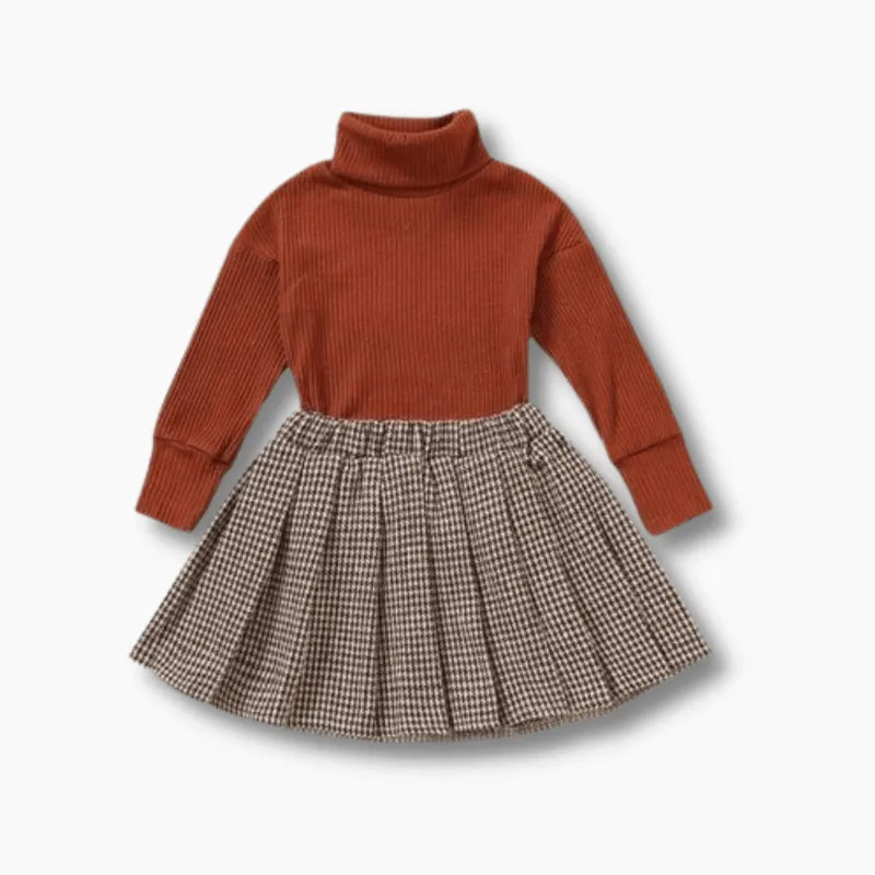 Pleated Skirt and Top Set