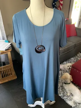 Plus Titanium Short Sleeve Tunic