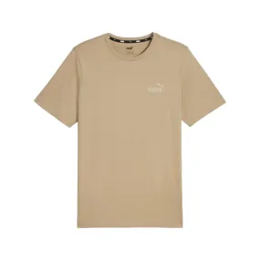 Puma maglietta manica corta da uomo con stampa logo piccolo ESS 586669-78 tortora