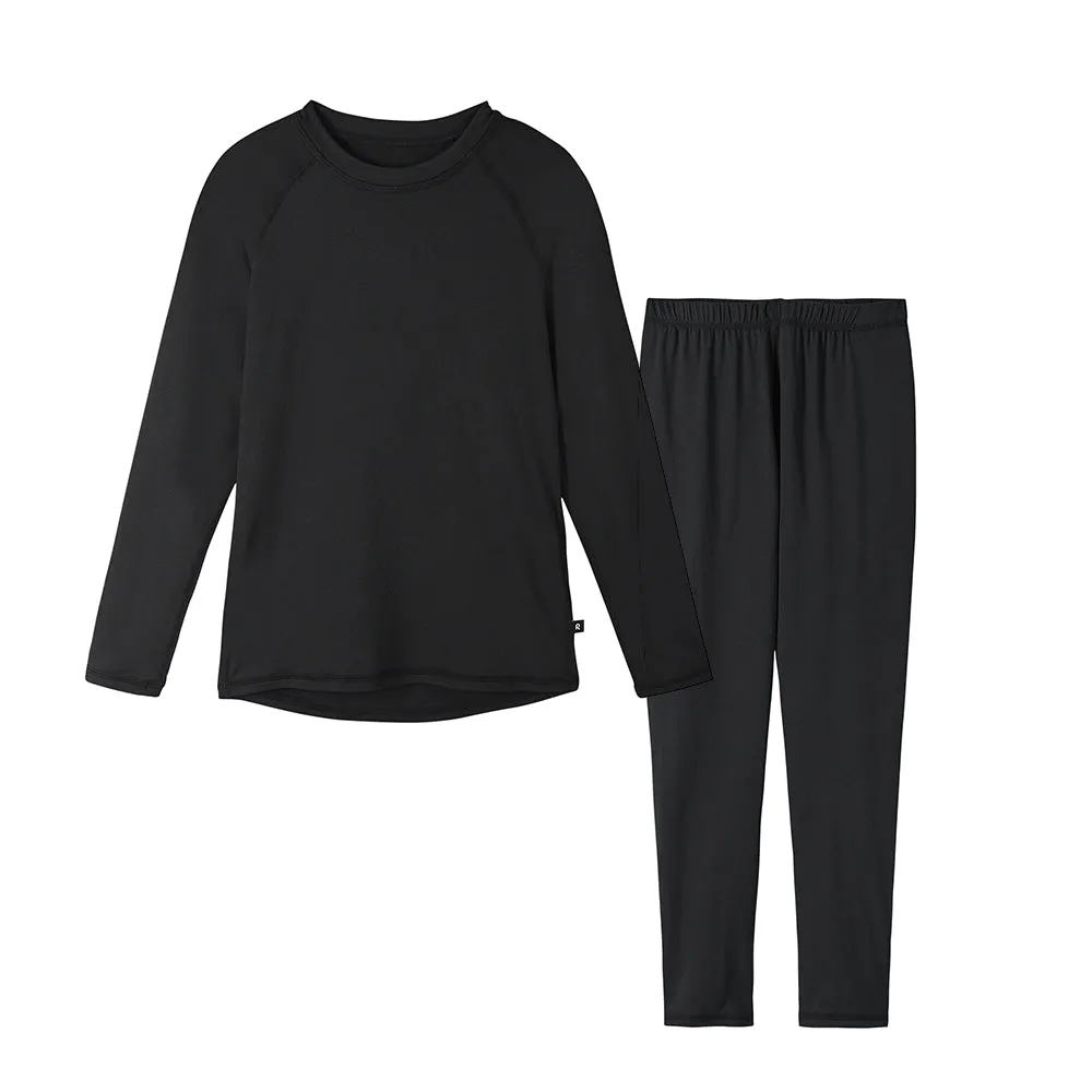 Reima Kids Sportti Base Layer Set (Black)
