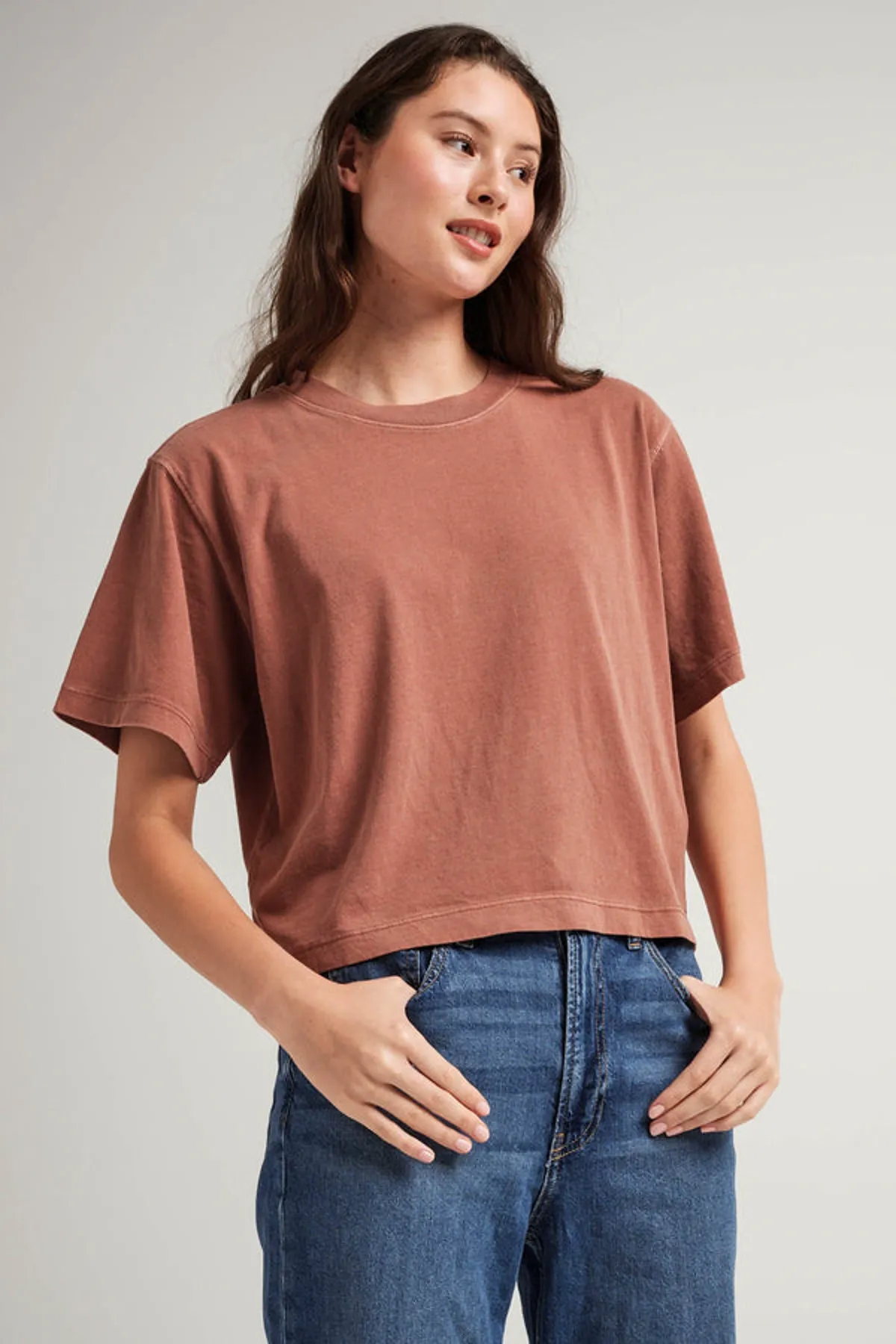 Relaxed Crop Tee
