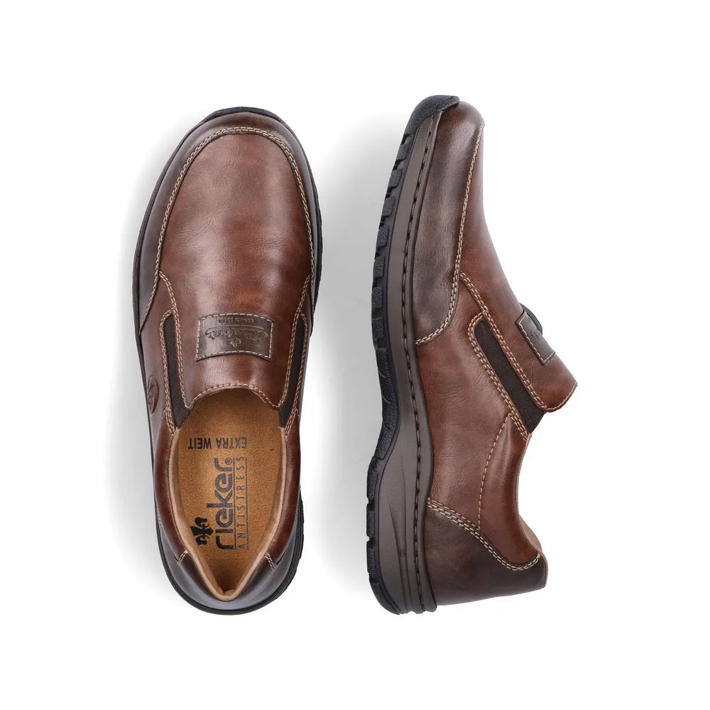 Rieker Men's Wide Fit Slip On Shoe