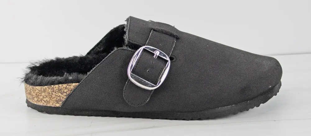 Seattle 1 Women's Faux Fur Cork Footbed Slipper