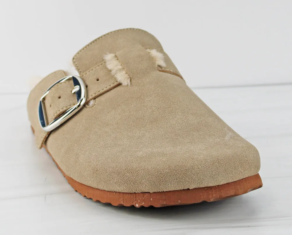 Seattle 1 Women's Faux Fur Cork Footbed Slipper