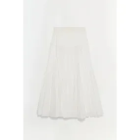 STELLA PLEATED MIDI SKIRT
