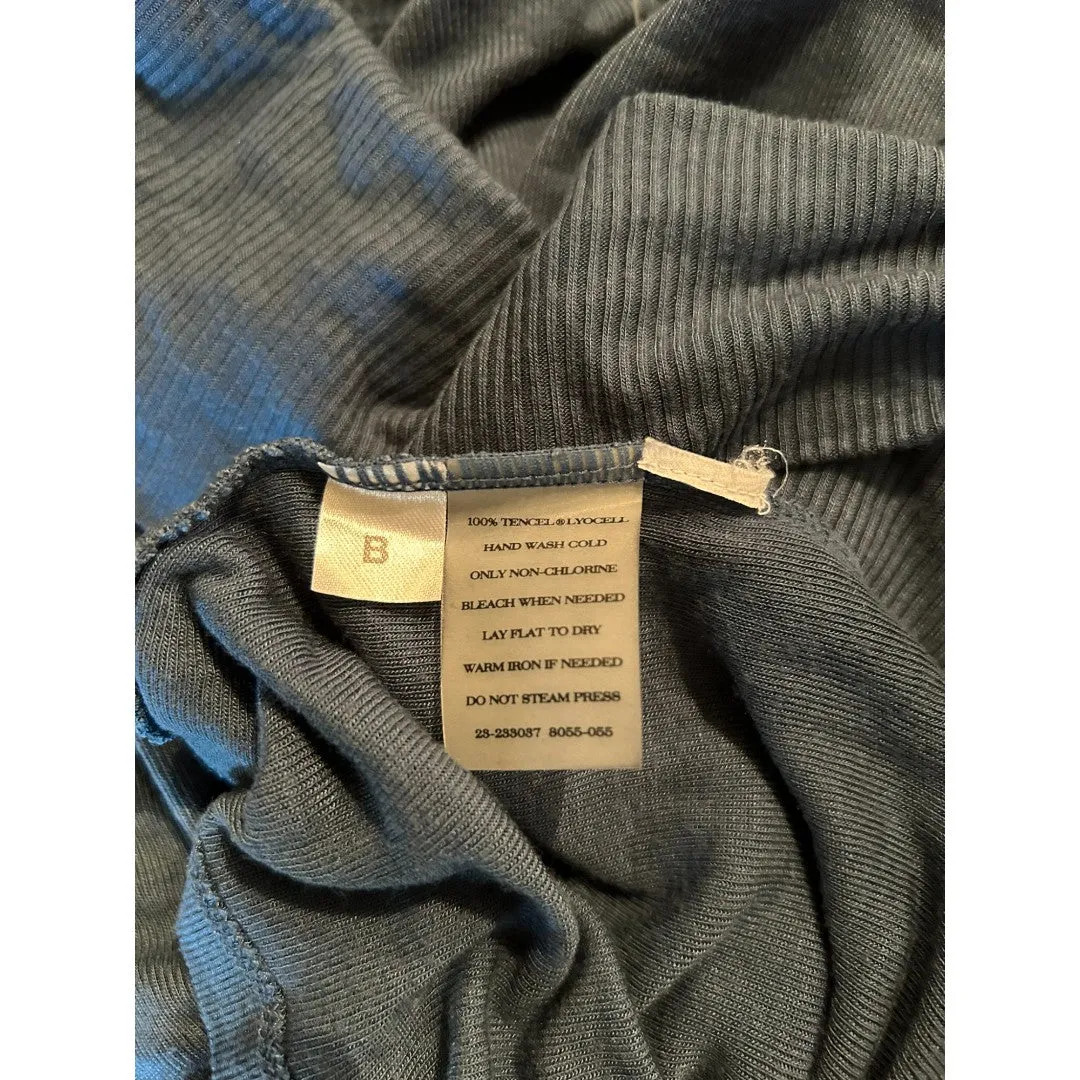 Teal Rib Knit Sweater