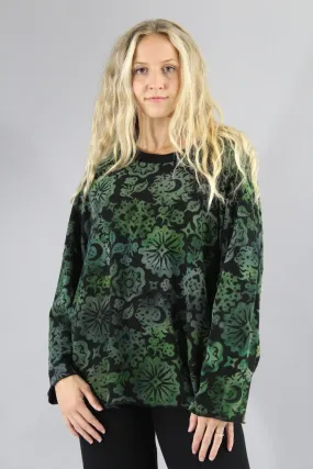 Tunic Sweater - Moons - Green