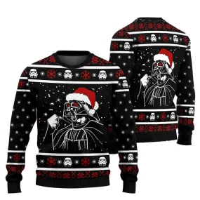 Ugly Christmas Sweater JulesRoche All-Over-Print Warm Cotton Blend