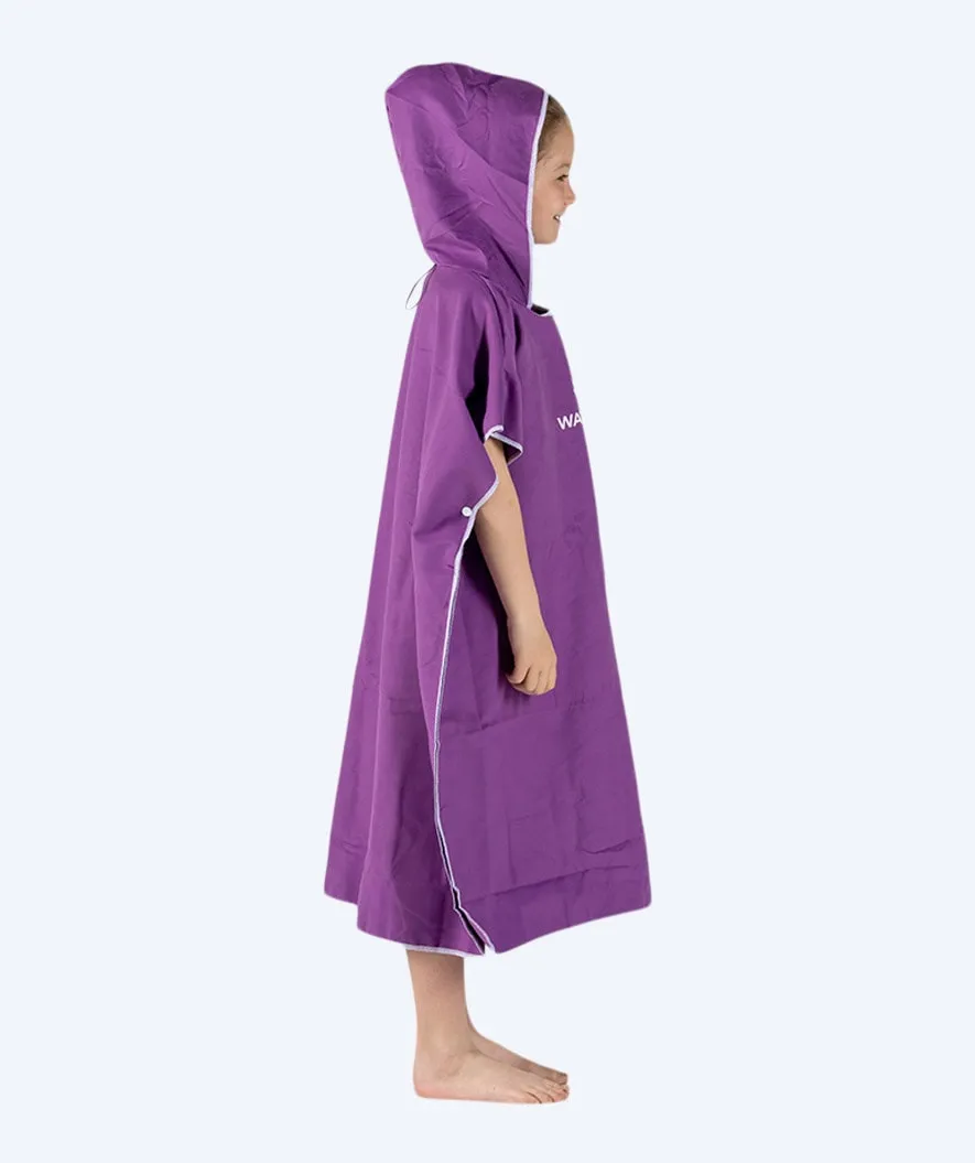 Watery badeponcho til junior - Microfiber - Lilla