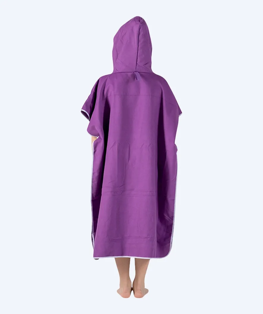 Watery badeponcho til junior - Microfiber - Lilla