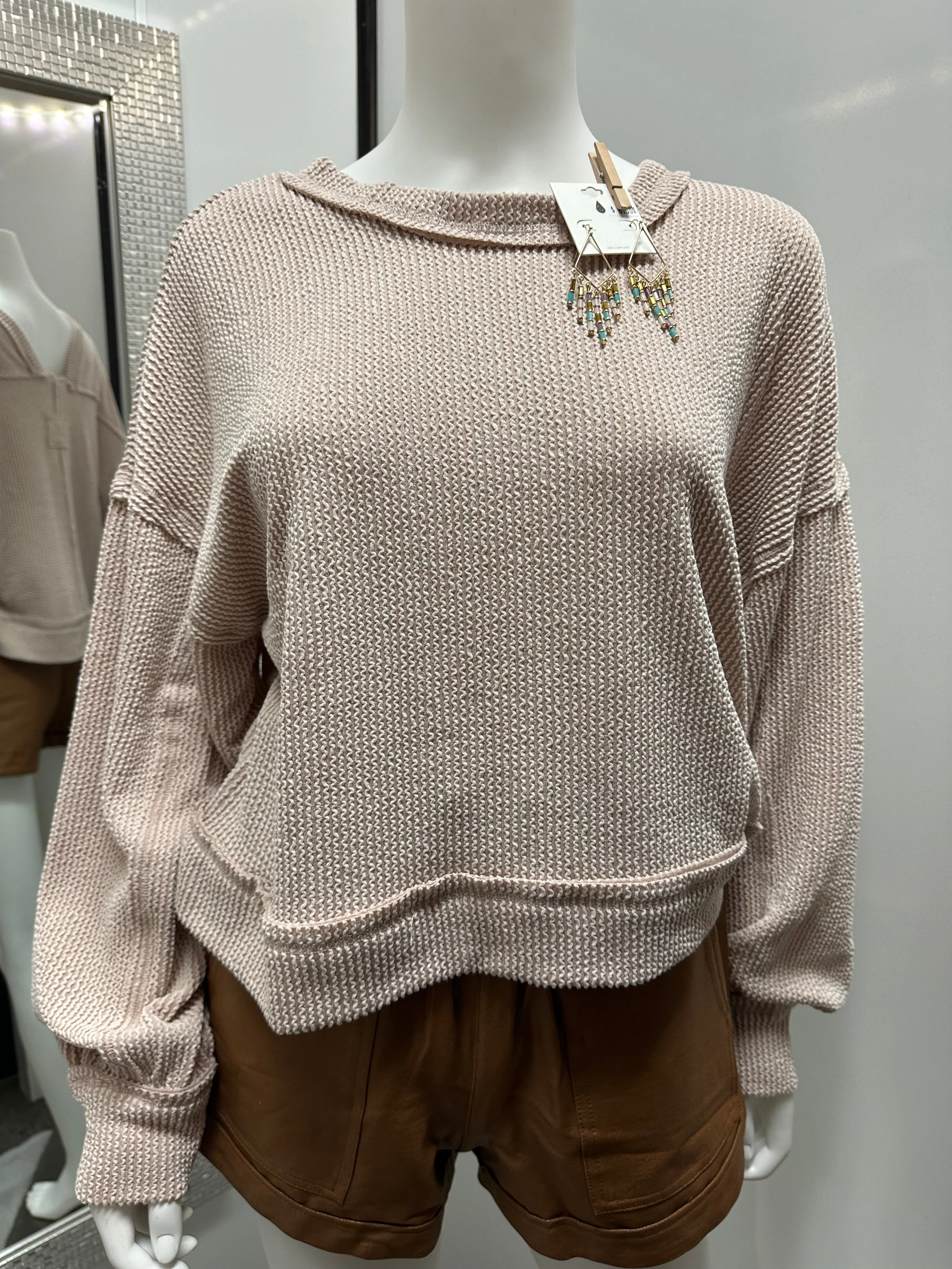 Women Top/Oatmeal-NT11947