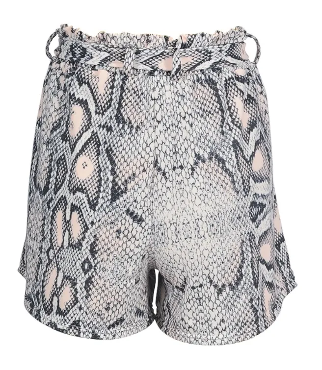 Women's Summer Vintage Snake Printed Shorts