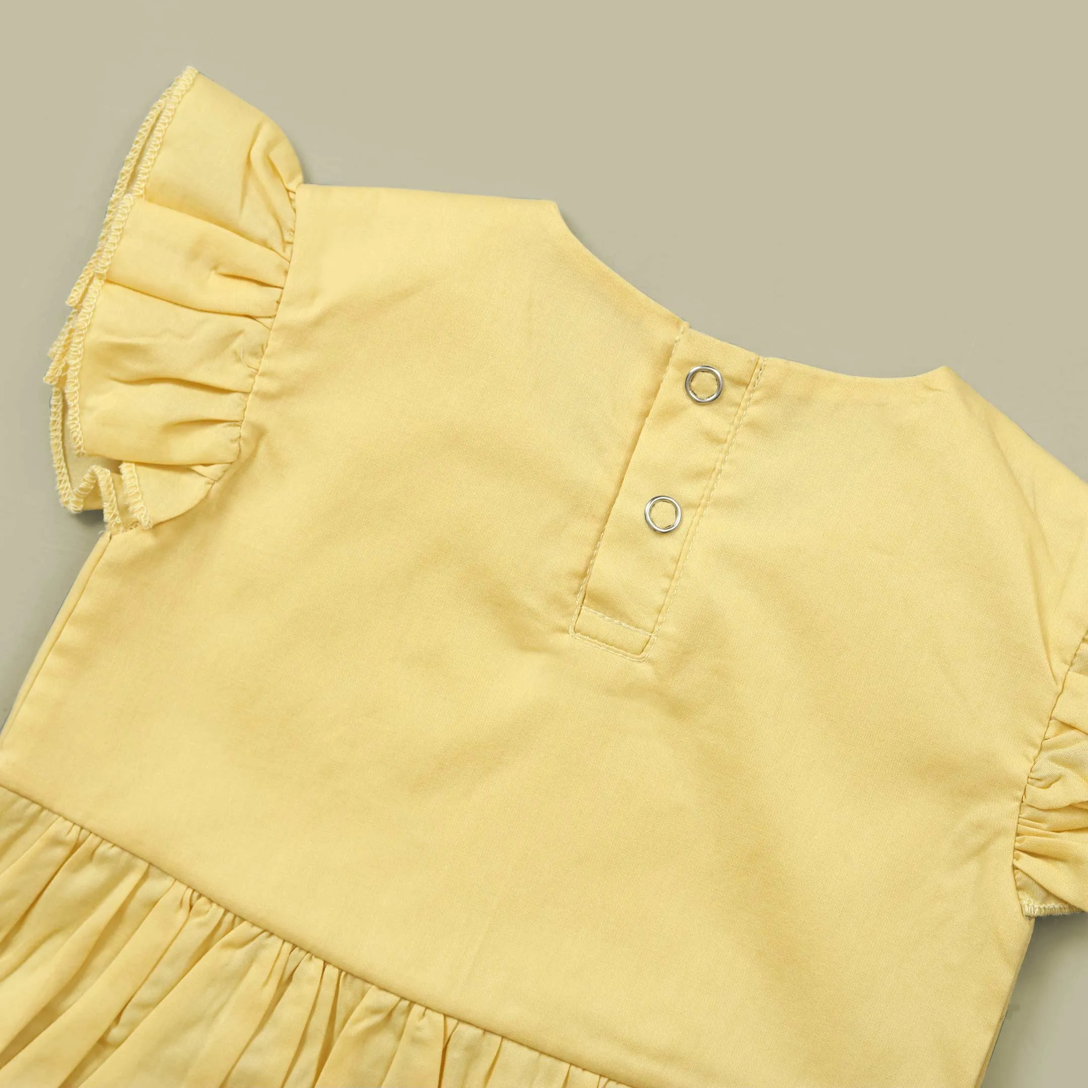 Yellow Daisy Baby Summer Romper