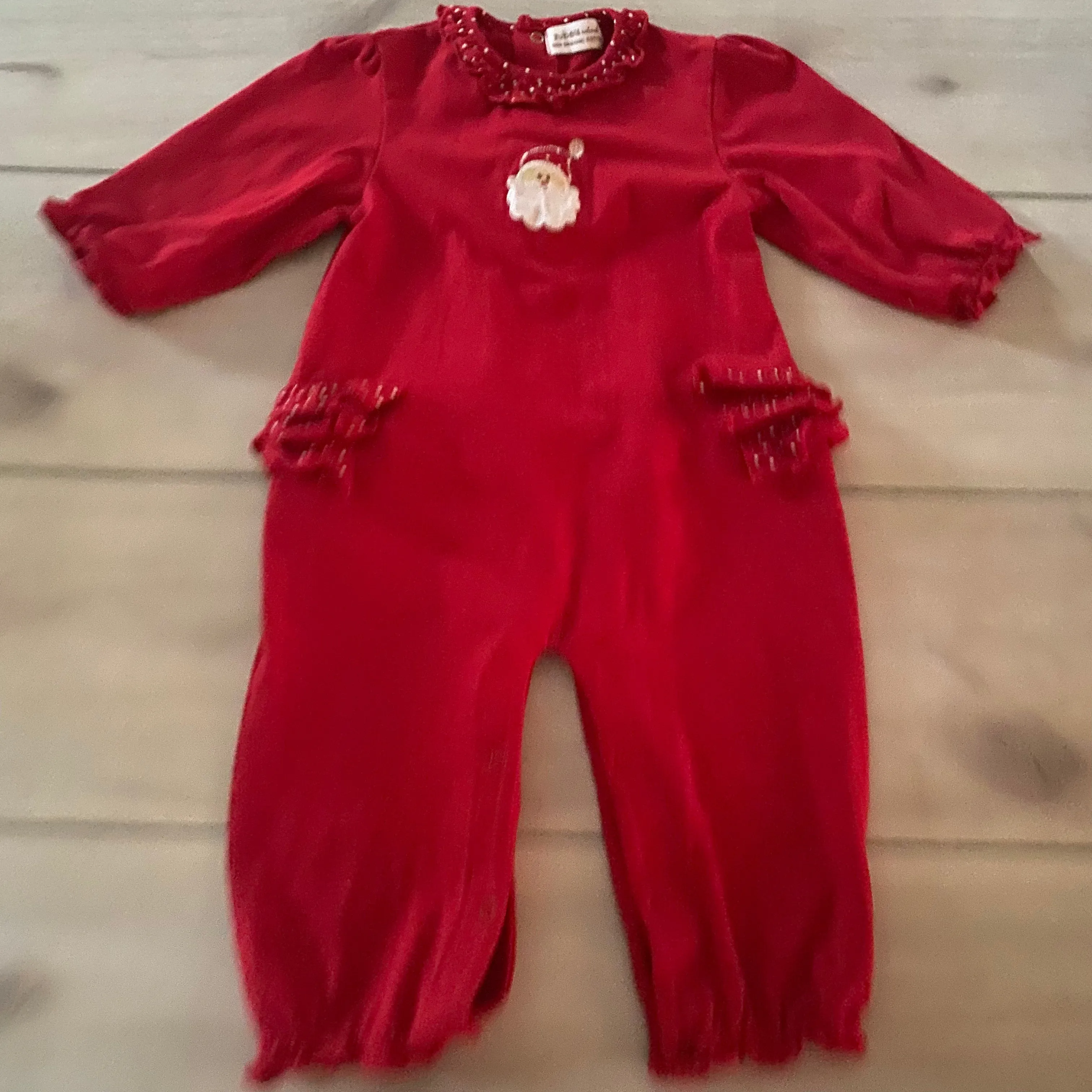 Zubels 100% Organic Cotton Santa Romper