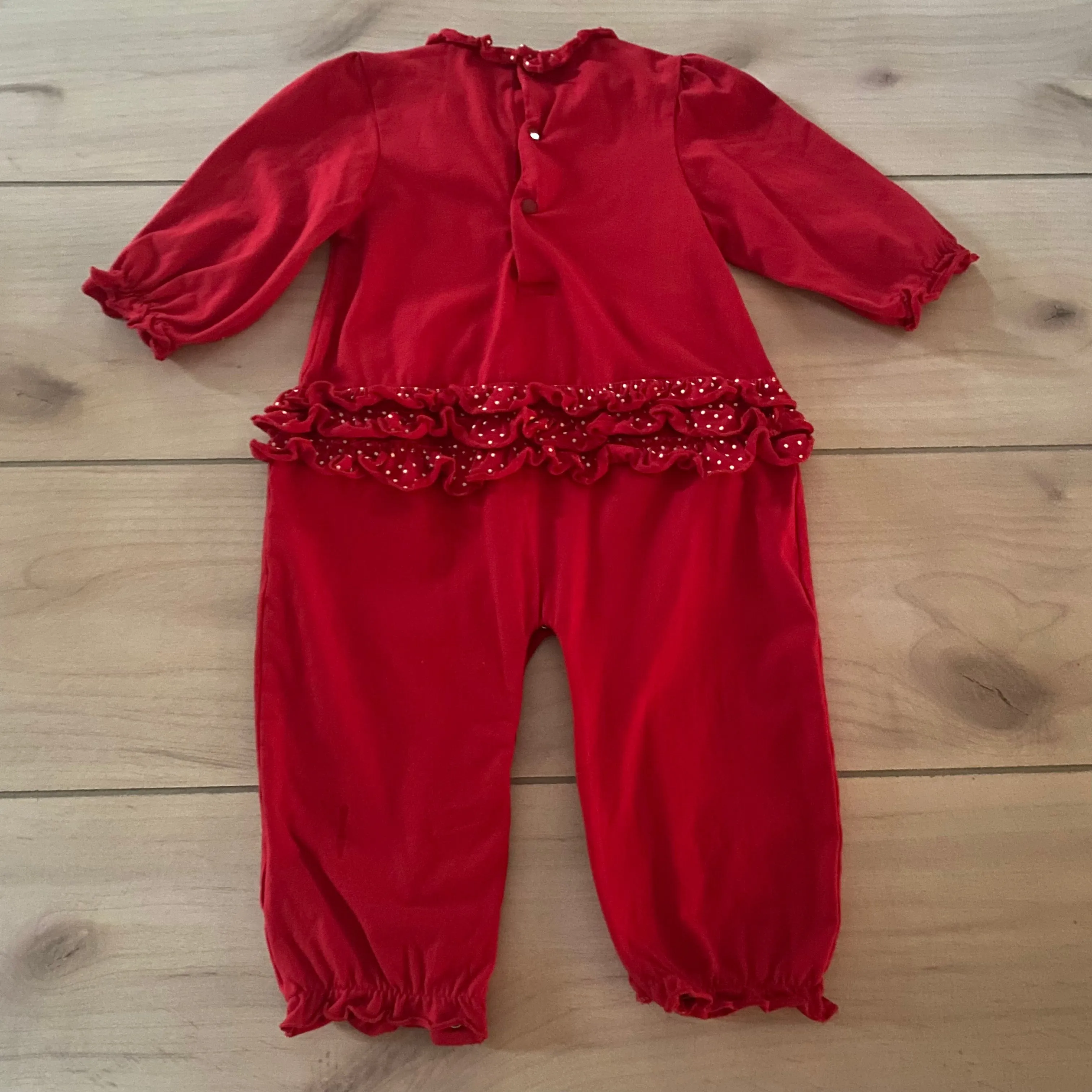 Zubels 100% Organic Cotton Santa Romper
